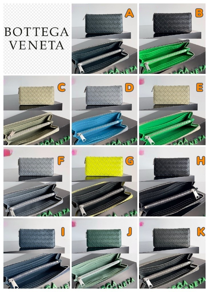 【頂級運單】BV Intrecciato Zip Around Wallet 編織拉鍊銀包