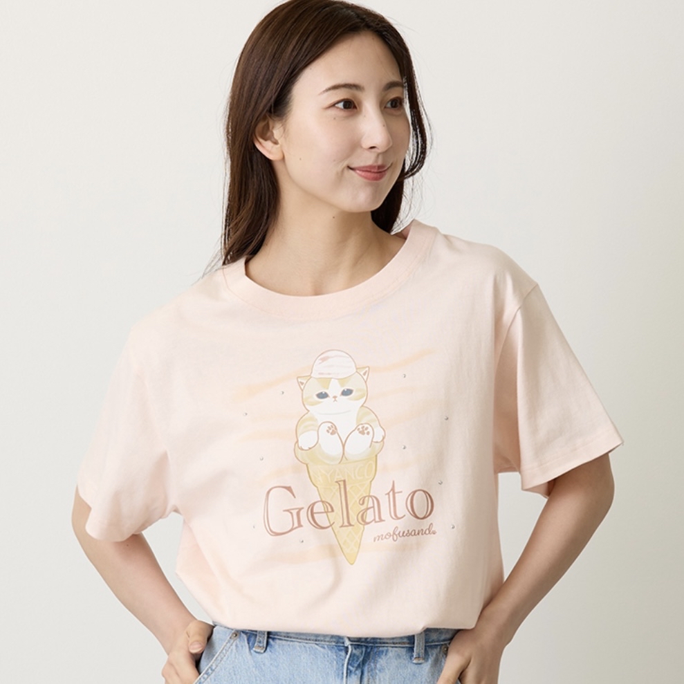 Mofusand 鯊魚貓 tee｜預訂