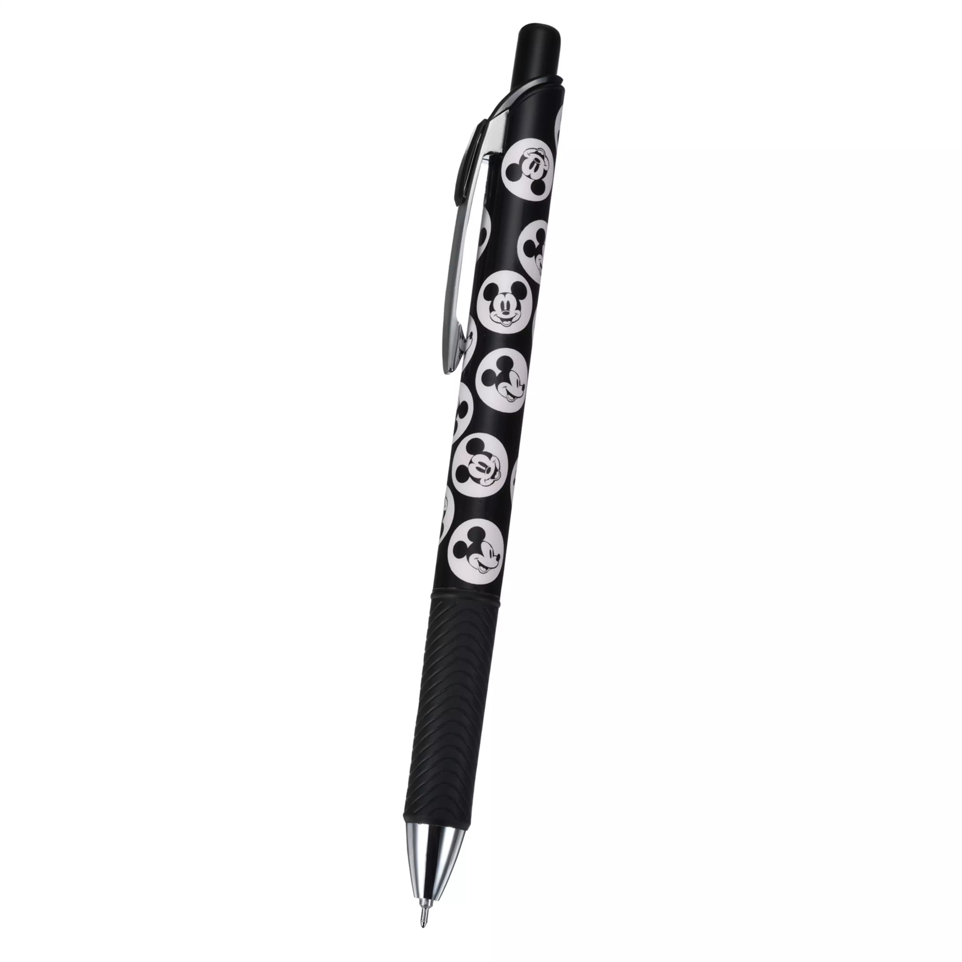 現貨｜【日本 Disney Store 限定】Mickey Mouse 米奇老鼠 日本製 Pentel EnerGel 0.5mm 黑色 啫喱筆 714724