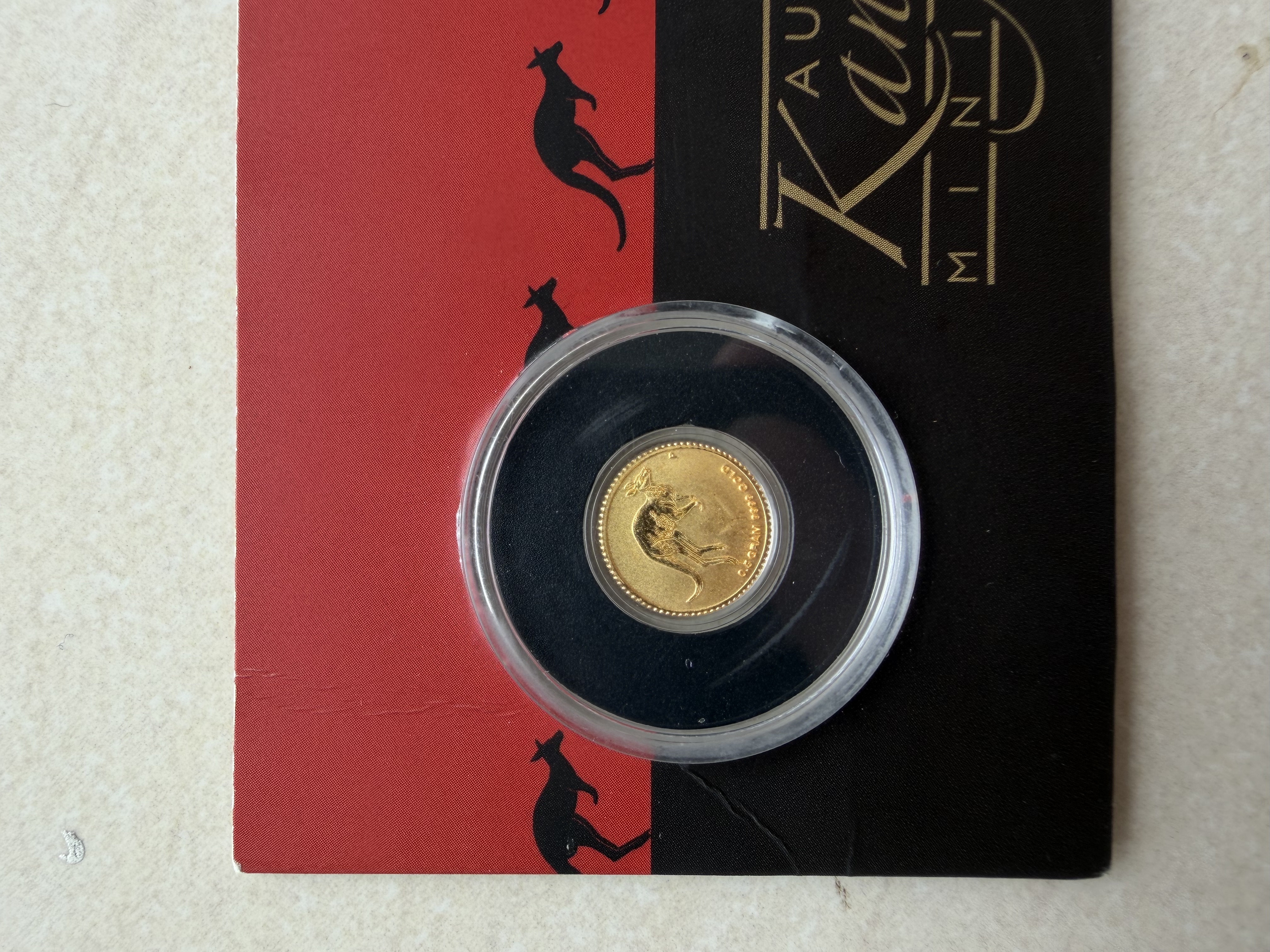 PERTH MINT 2017 0.5g Kangaroo 🇦🇺 Aus Fine Gold Coin 999.9 (Mini Roo) 袋鼠币