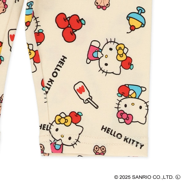 🇯🇵預訂 日本直送🇯🇵兩色Hello Kitty滿印緊身七分打底褲