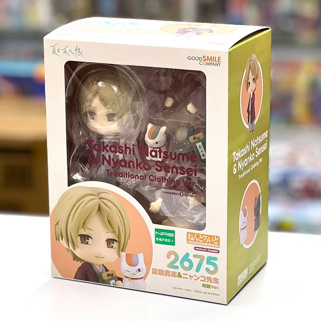日版) GSC Nendoroid 2675 夏目友人帳夏目貴志& 貓咪老師和服Ver. 黏土