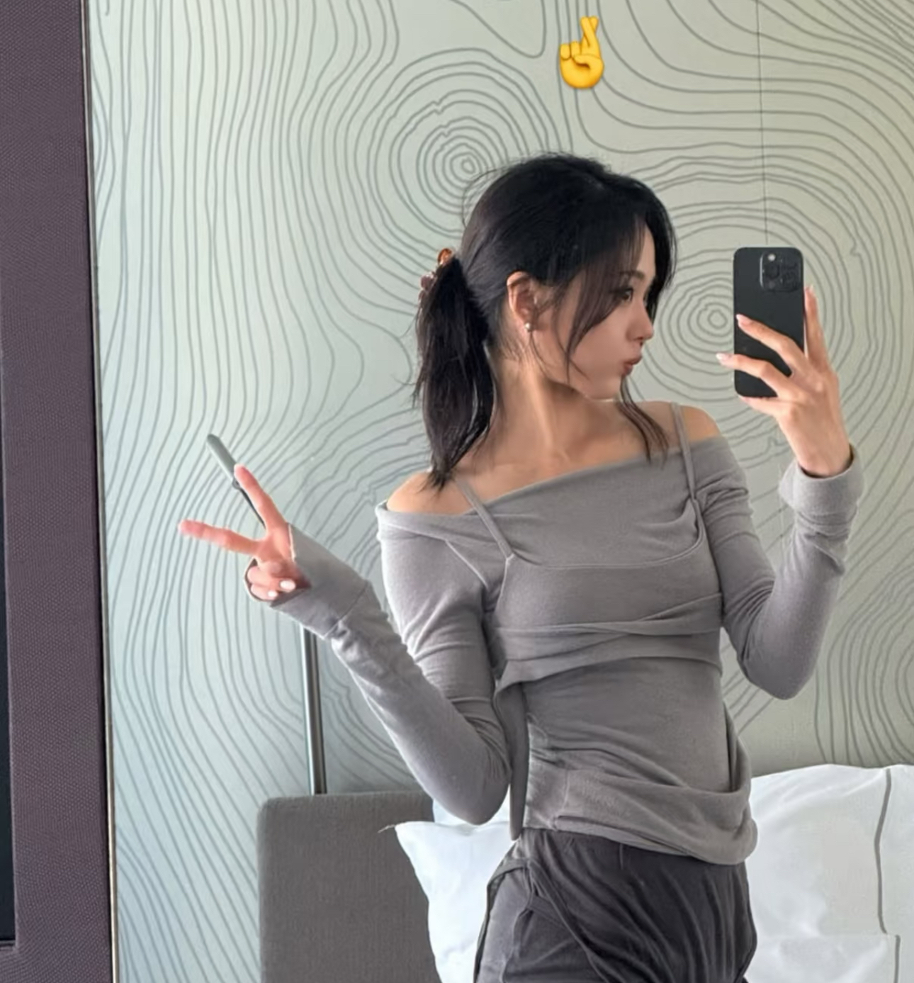 🇰🇷訂購｜FLARE UP 26SS｜Layered Bustier Long Sleeve 5色 