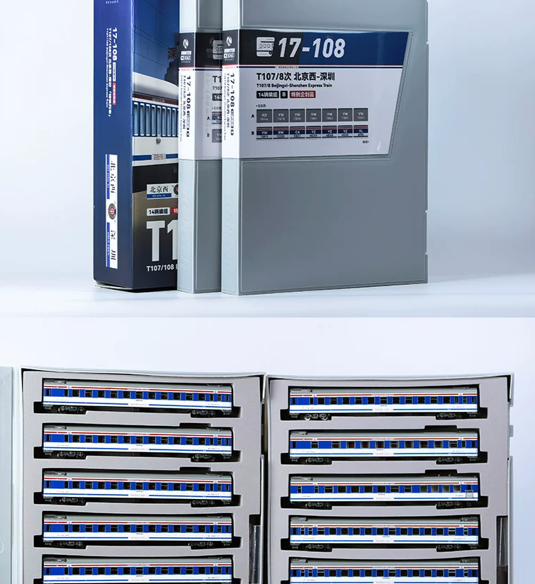 Kunter 京深25K特快列車 T107/T108次14輛編組
