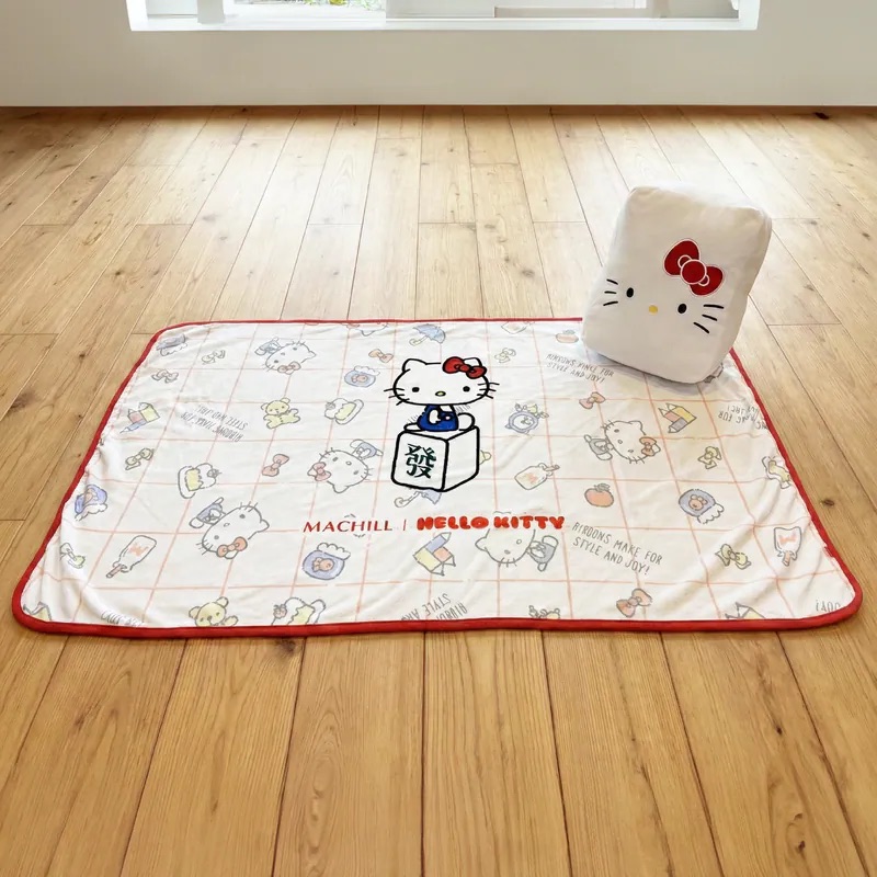 📦訂購 台灣代購 馬丘 x Sanrio Hello Kitty 聯名 抱枕毛毯