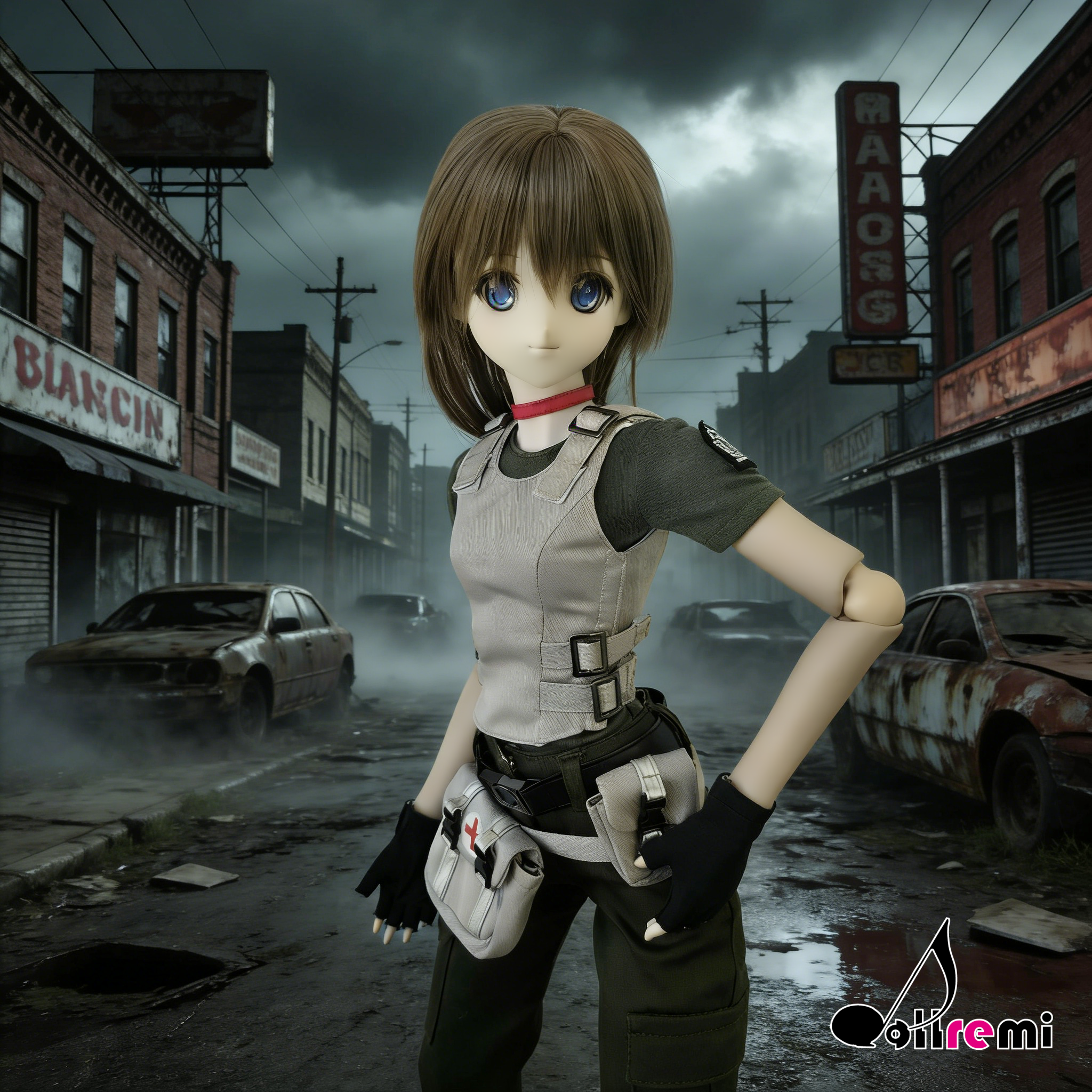 【dollremi】(DD0920) COS Resident Evil : Biohazard - Rebecca Chamber 生化危機 - 瑞貝卡·查姆博斯 Standard S.T.A.R.S.2002 costume