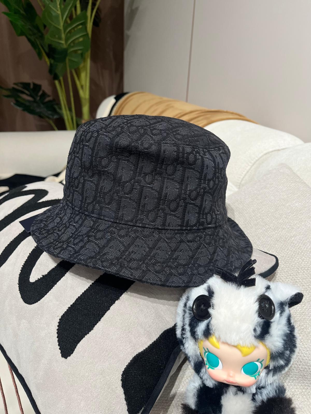 全新 Dior Oblique hat Denim Black 漁夫帽 100%Authentic, Brand New 