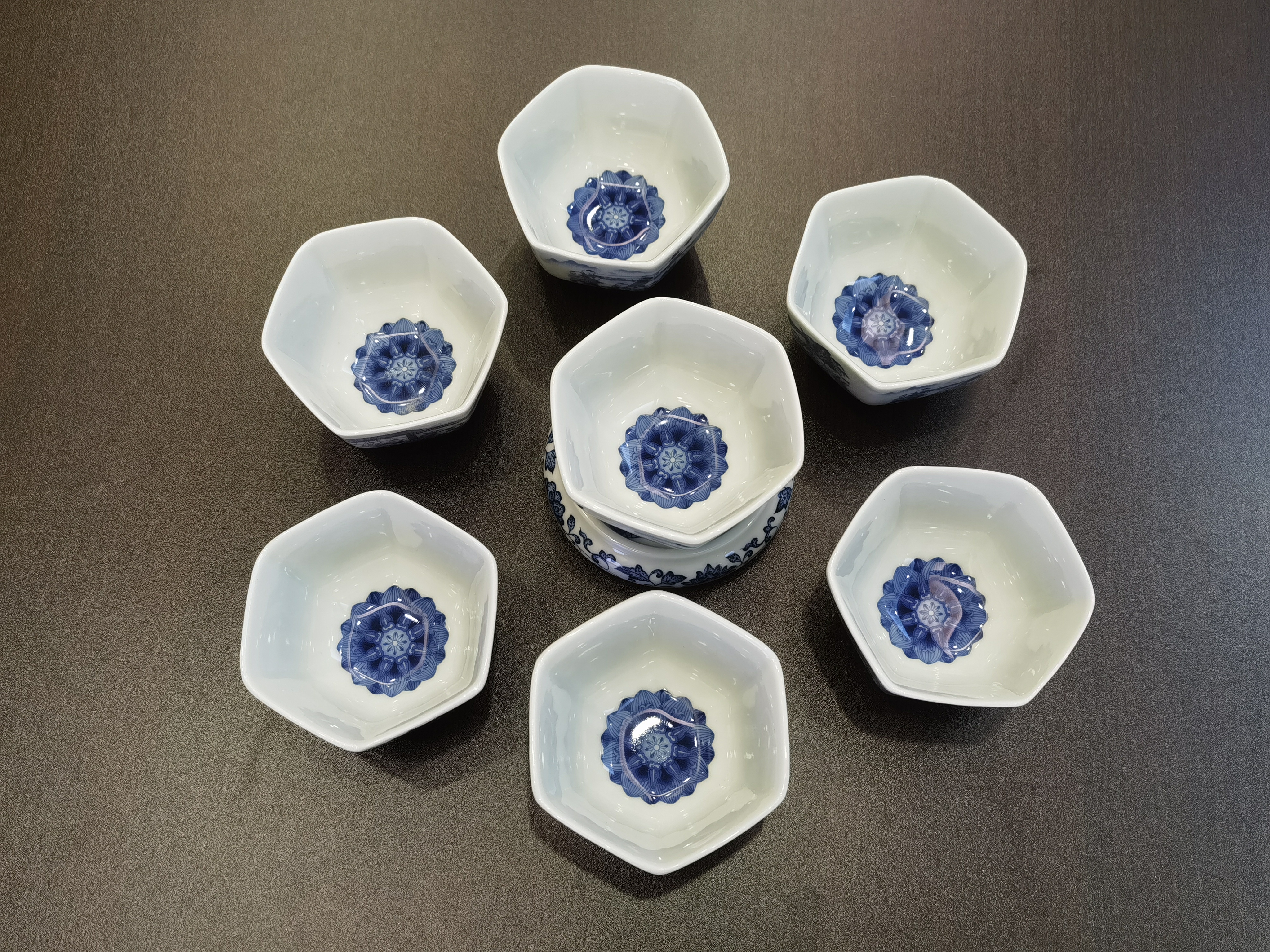 14-百子圖 - 六角茶杯 - <有需要請聯絡我們 852-6329 6186>