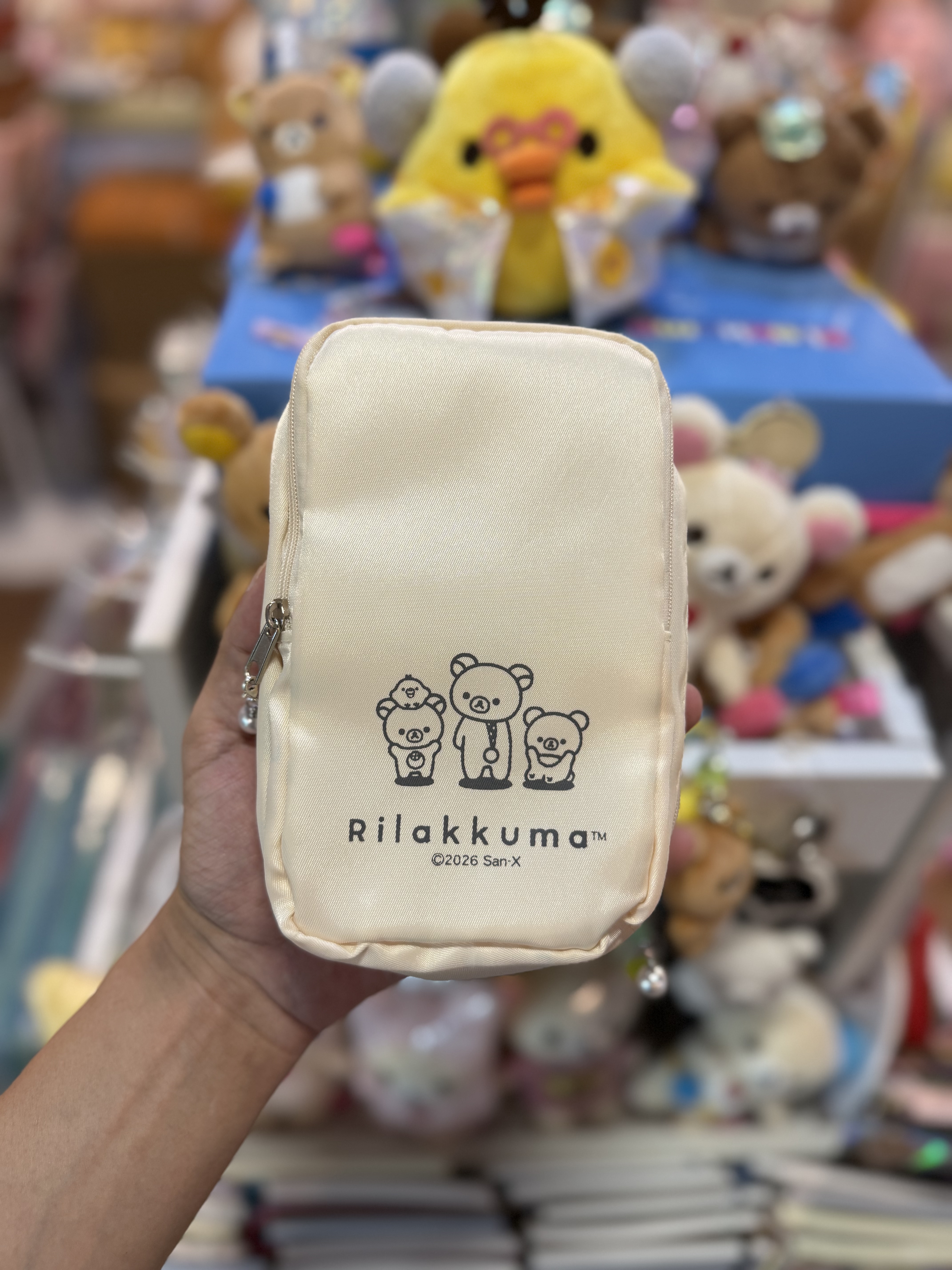 《現貨》全新Rilakkuma 黑白系列多用途袋