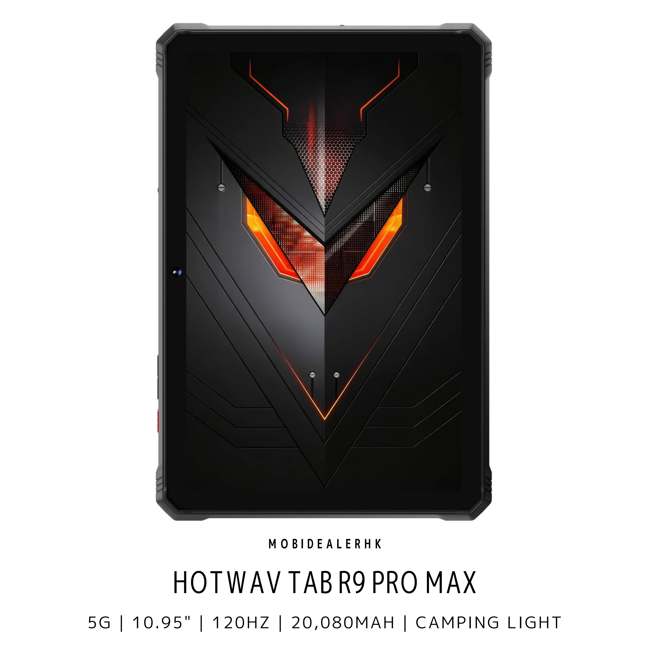 Hotwav Tab R9 Pro Max | 5G | 三防平板電腦 | 10.95" | 120Hz | 8+256Gb | 20080mAh | 露營燈