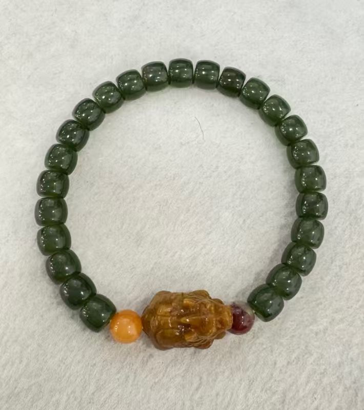 JP2110 EE2440 財生財天祿貔貅手串