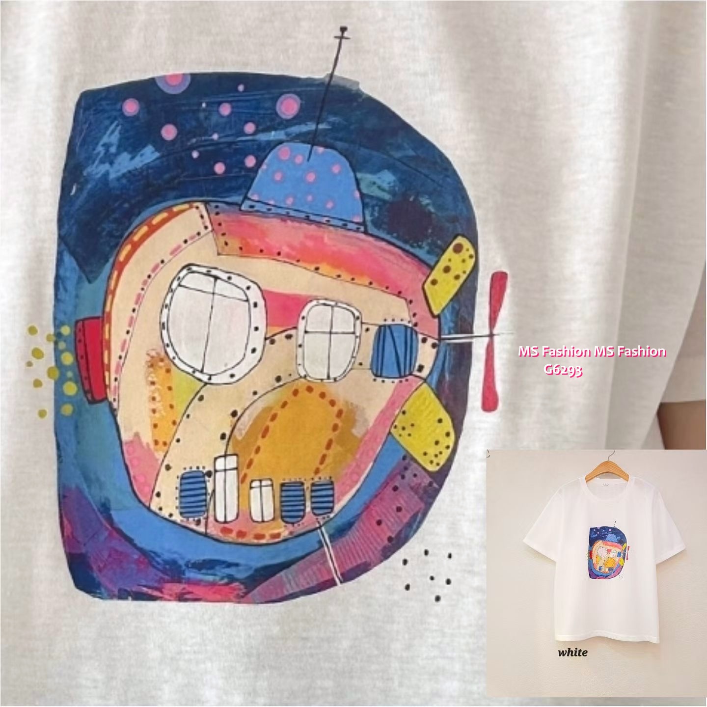 G6293 韓國🇰🇷靚print top 