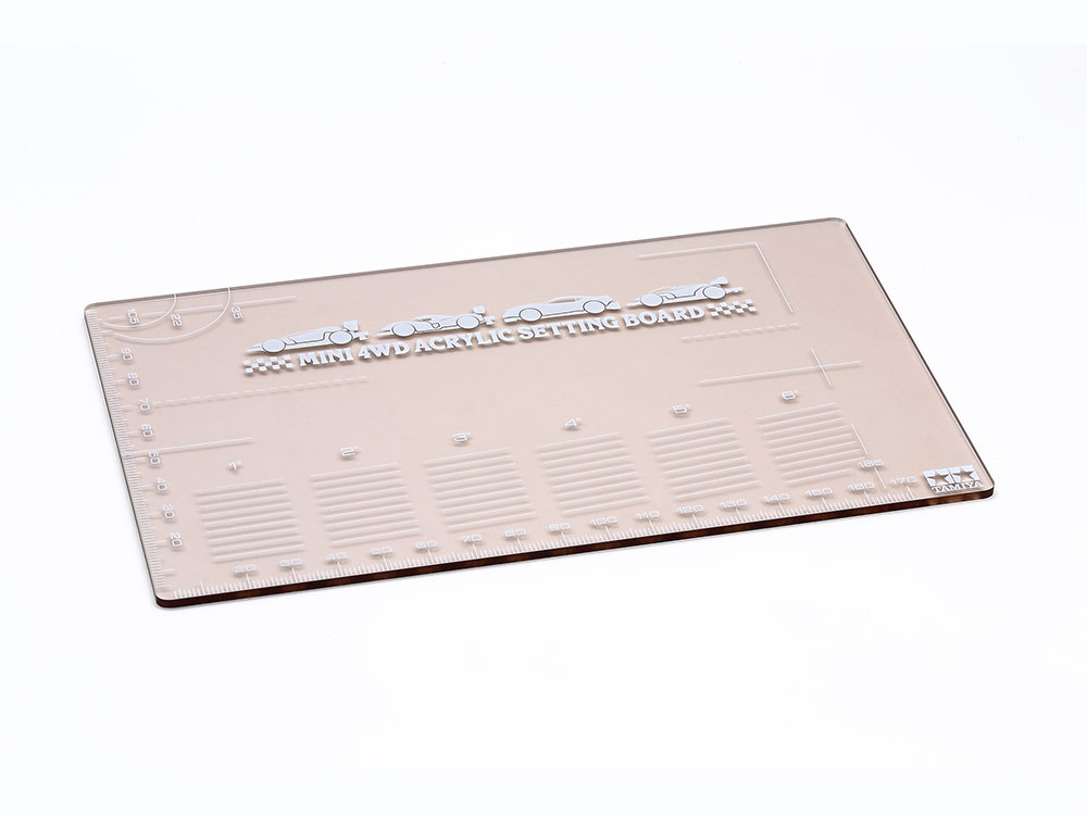 MINI 4WD ACRYLIC SETTING BOARD (SMOKE)