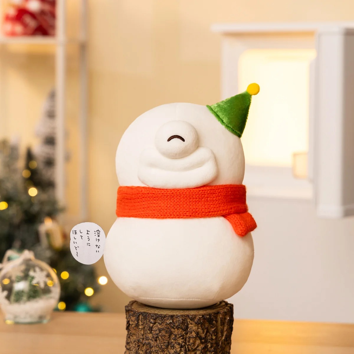 Chiikawa Ode 雪人造型毛絨公仔