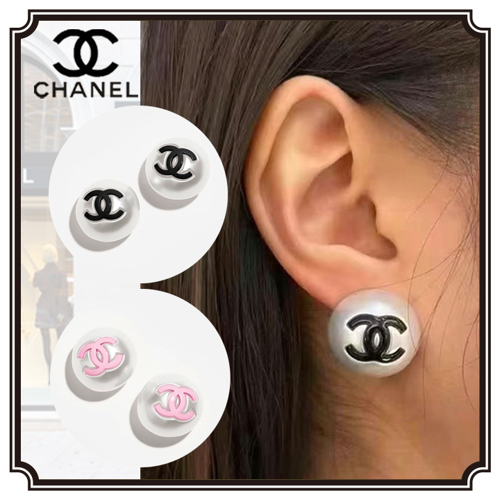 💯CHANEL Coco Mark 珍珠耳環 連專櫃禮盒