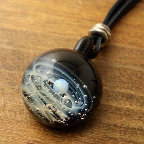 只按訂單生產~Atease SPACE GLASS COSMICWONDER NECKLACE(宇宙のガラスグラスネックレス)  pre order/訂購