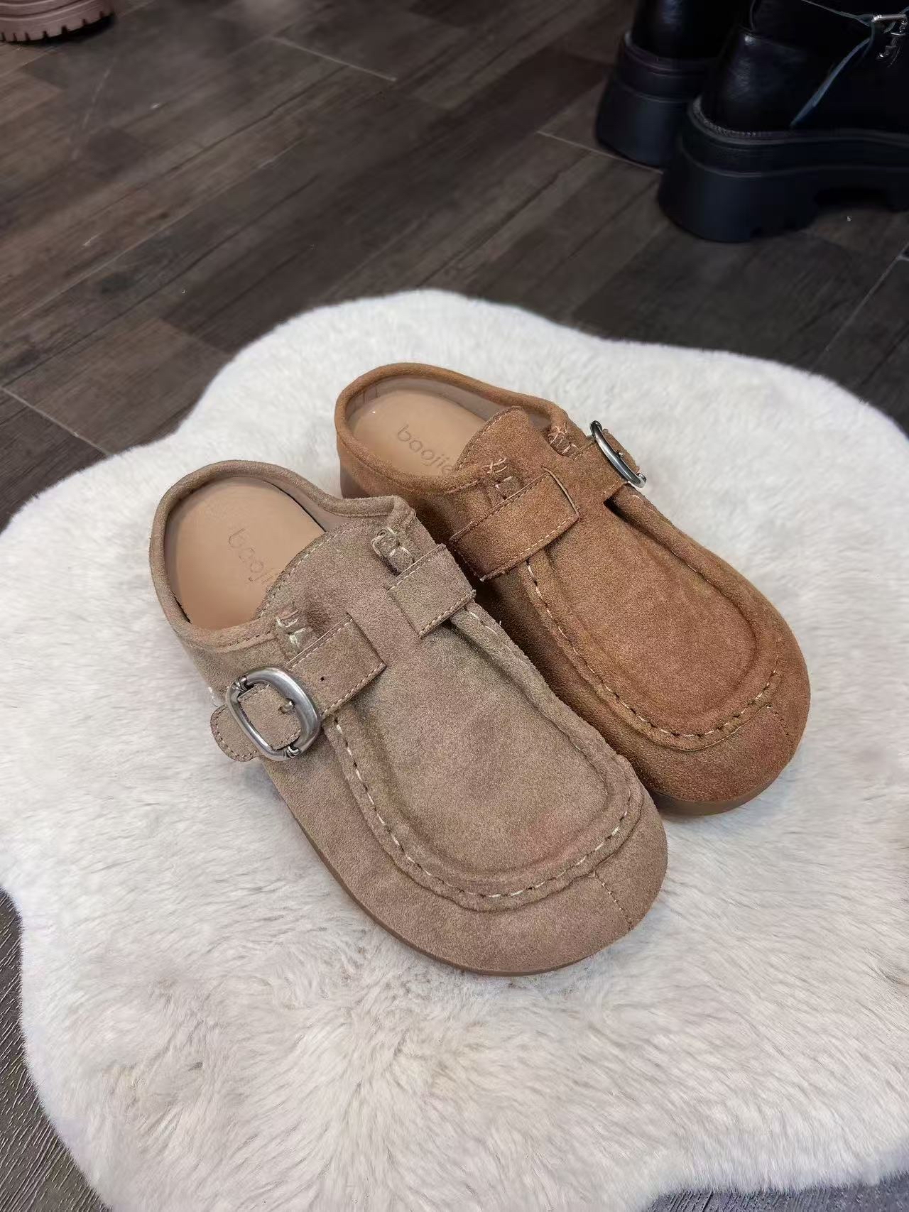 TW04 懒人勃肯半拖鞋