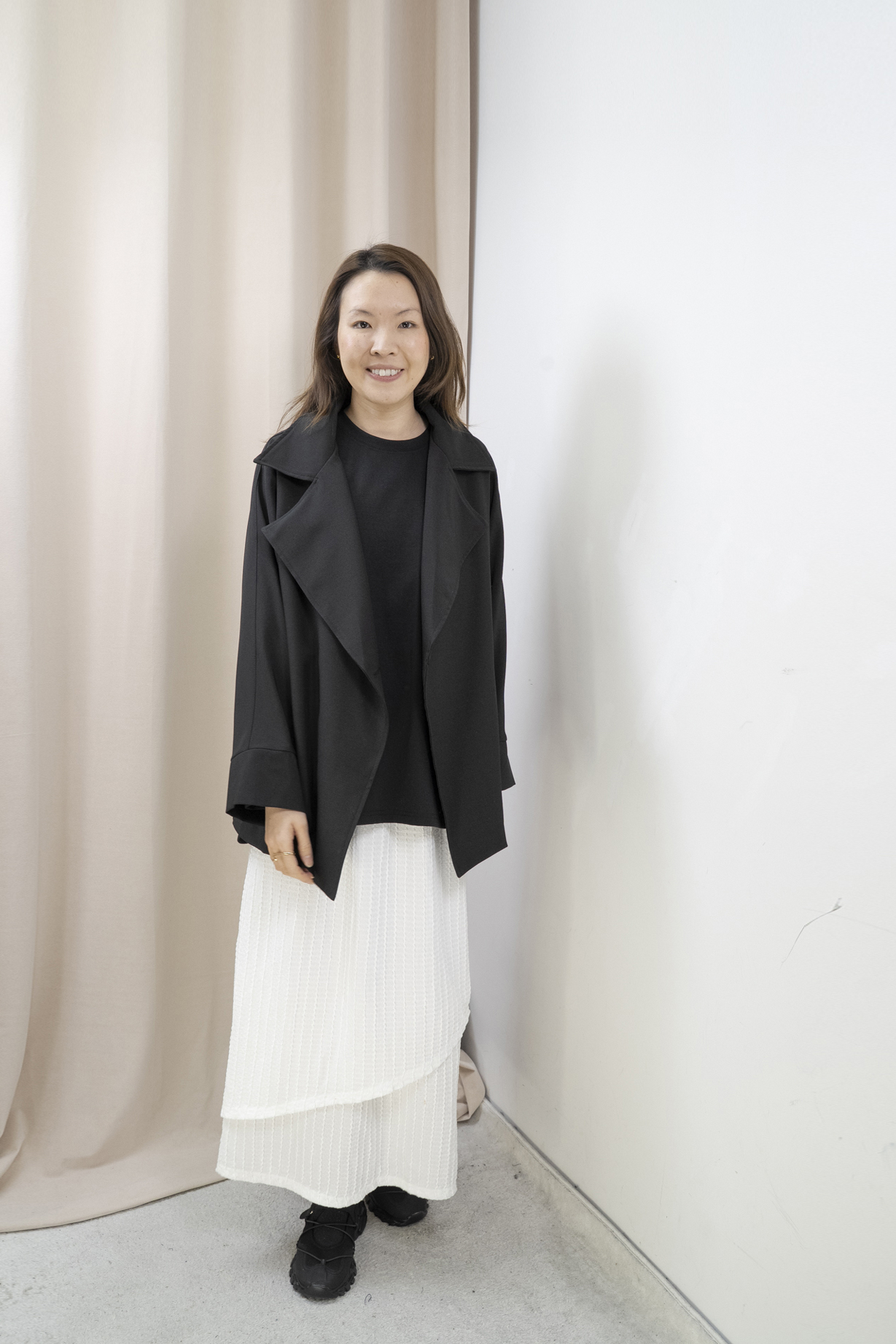 層次優雅半身裙（2色）