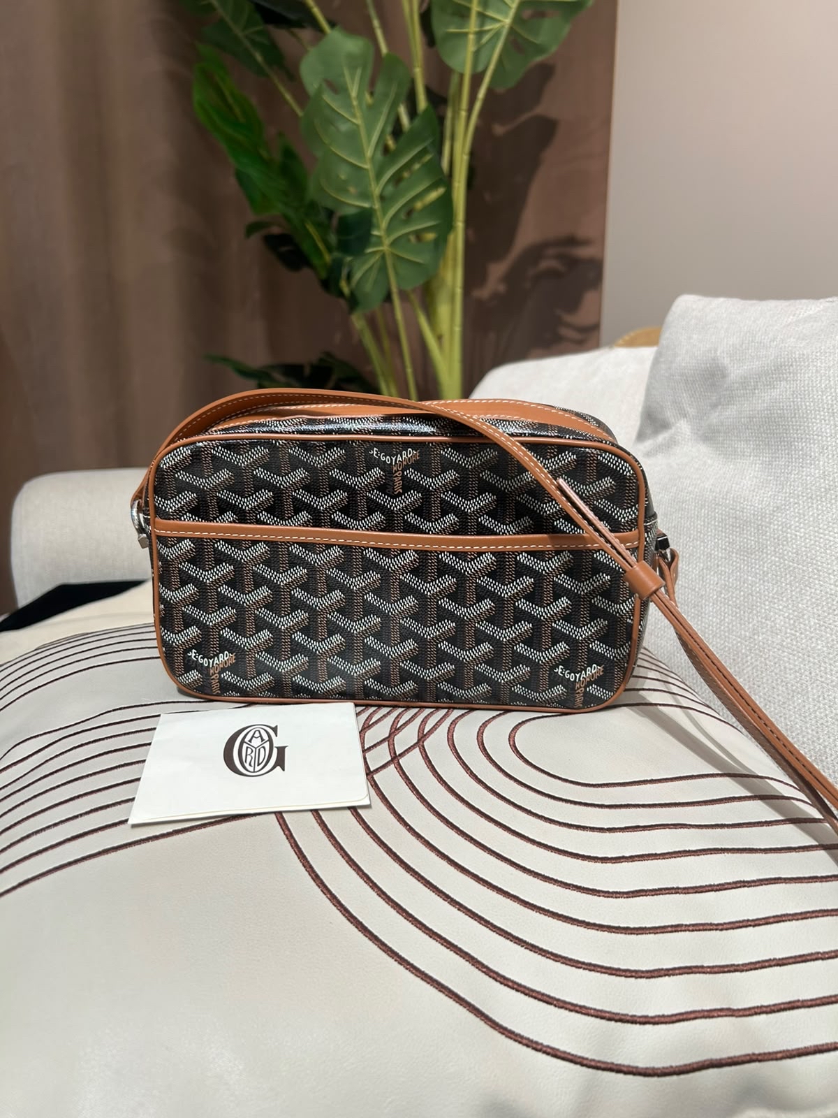 Goyard cap vert camera bag 100%Authentic ,95%new ✅收據副本✅塵袋✅booklet