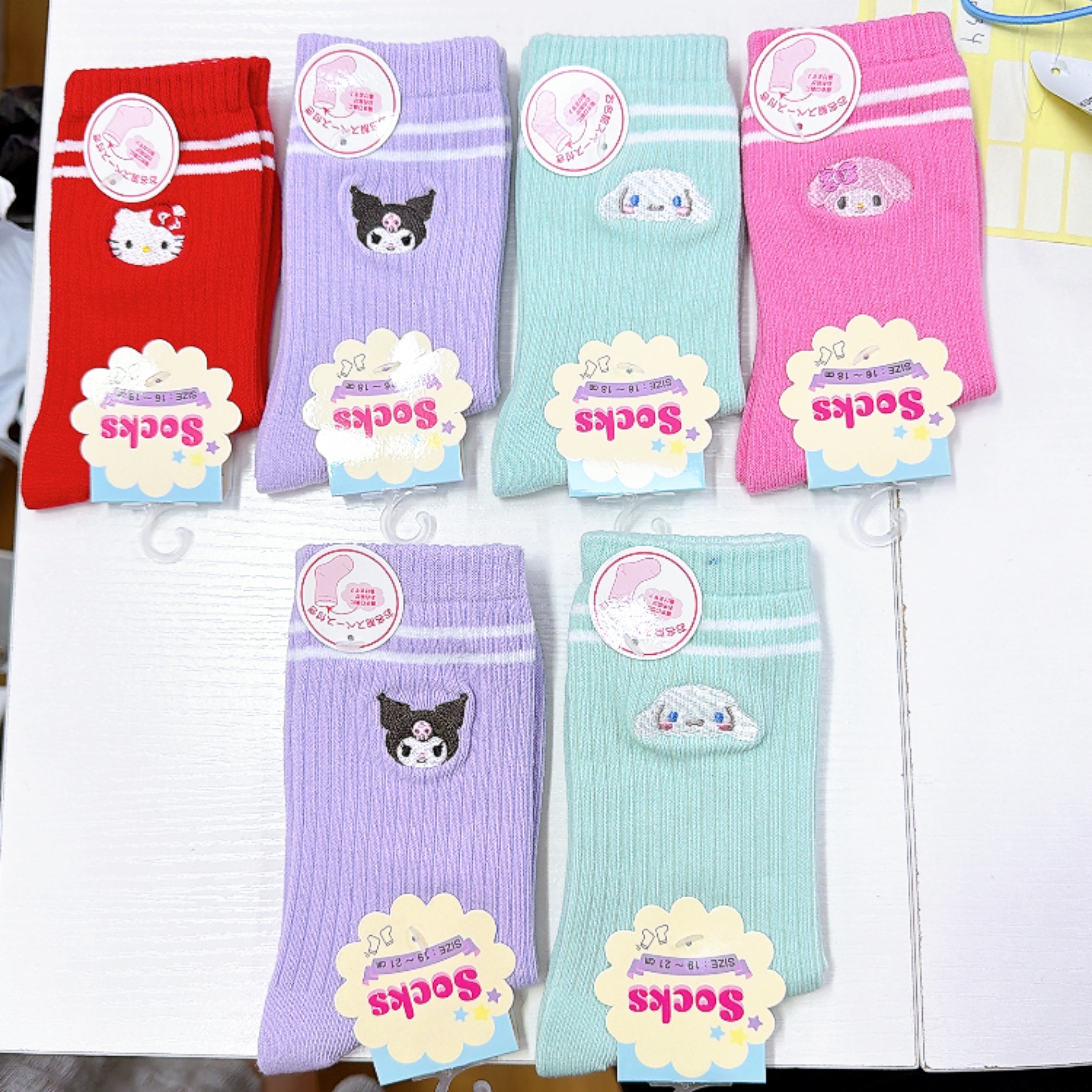 日本直送Sanrio 小童長襪 16-18/ 19-21cm