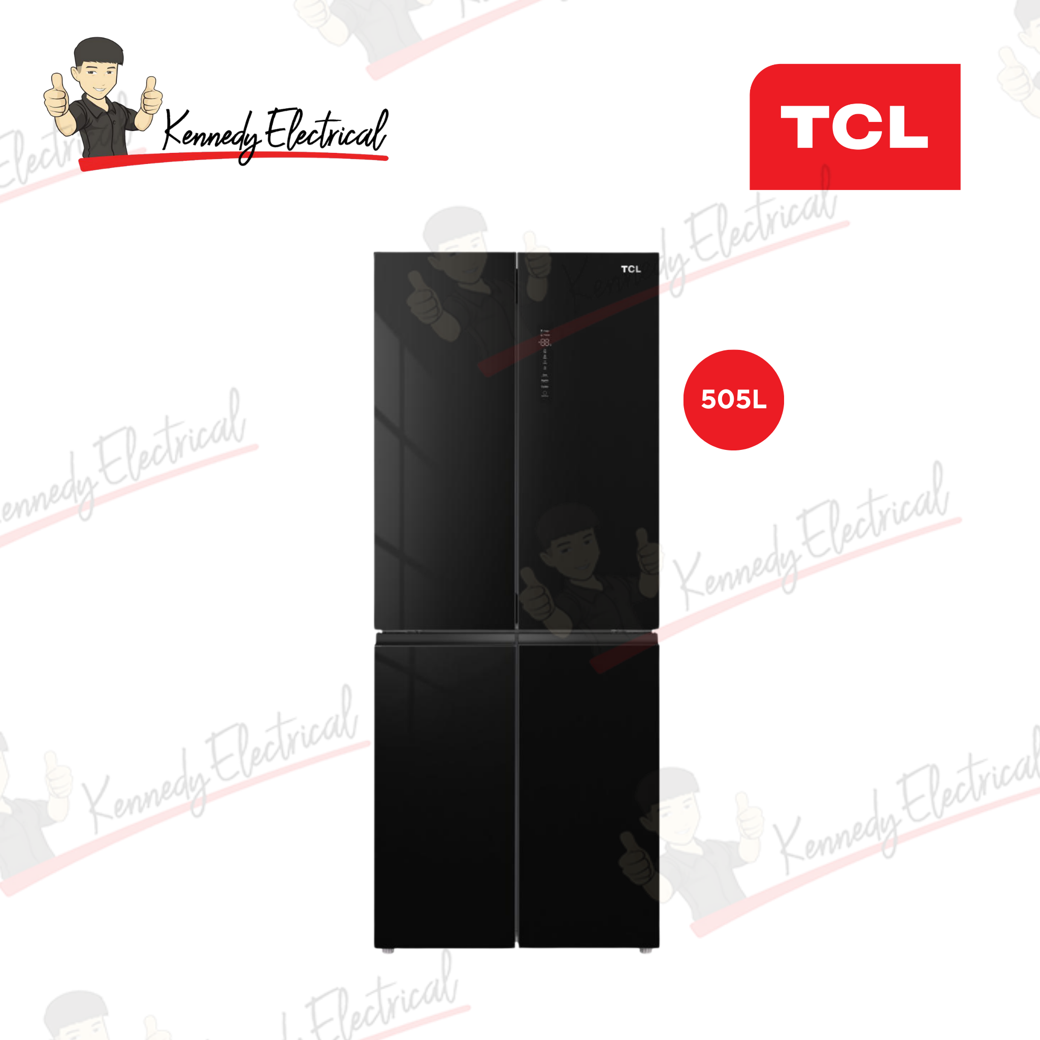 TCL 394L Cross Door Refrigerator (TR-C505AGWP)