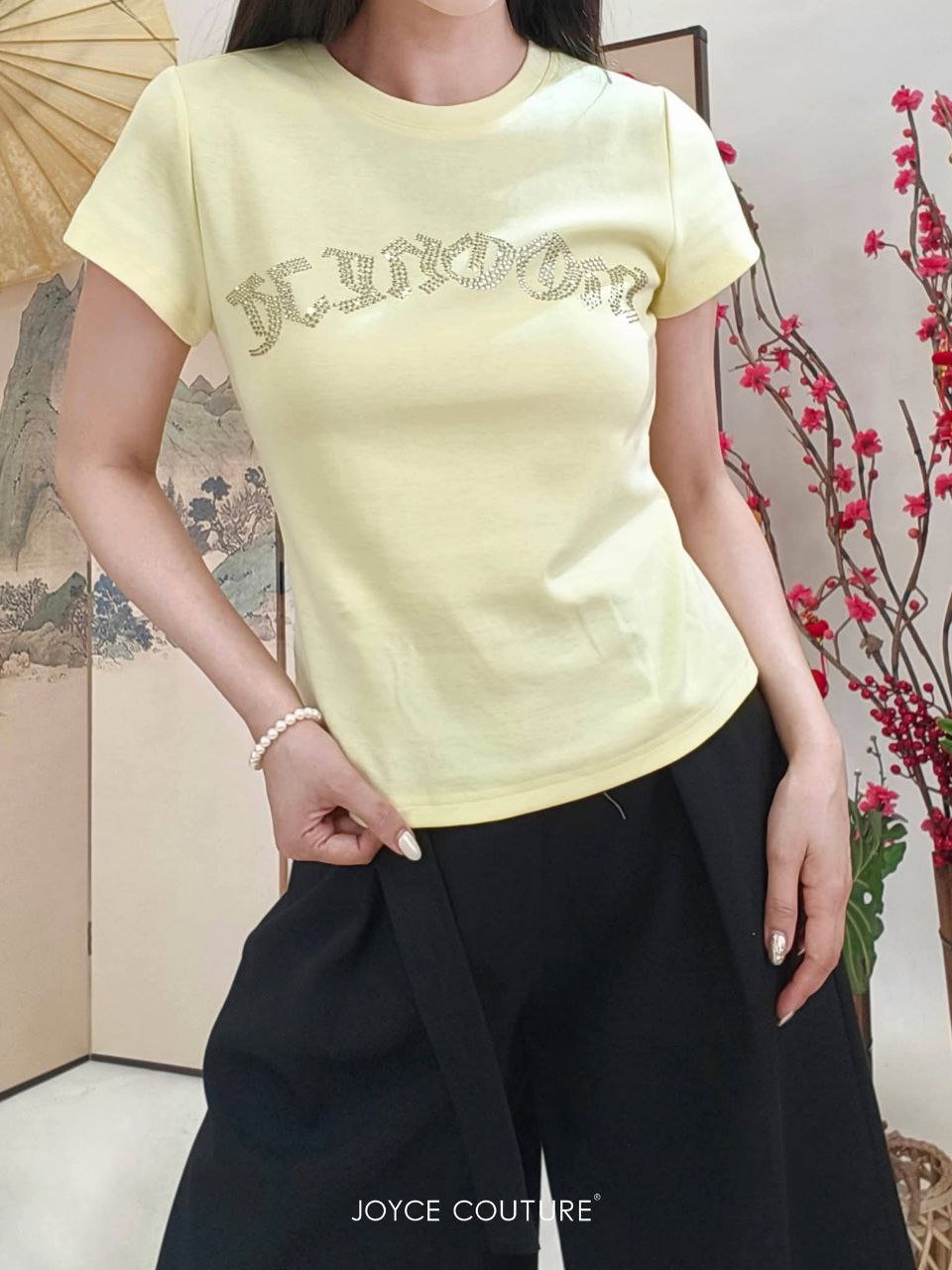 钻石点缀上衣 T0779