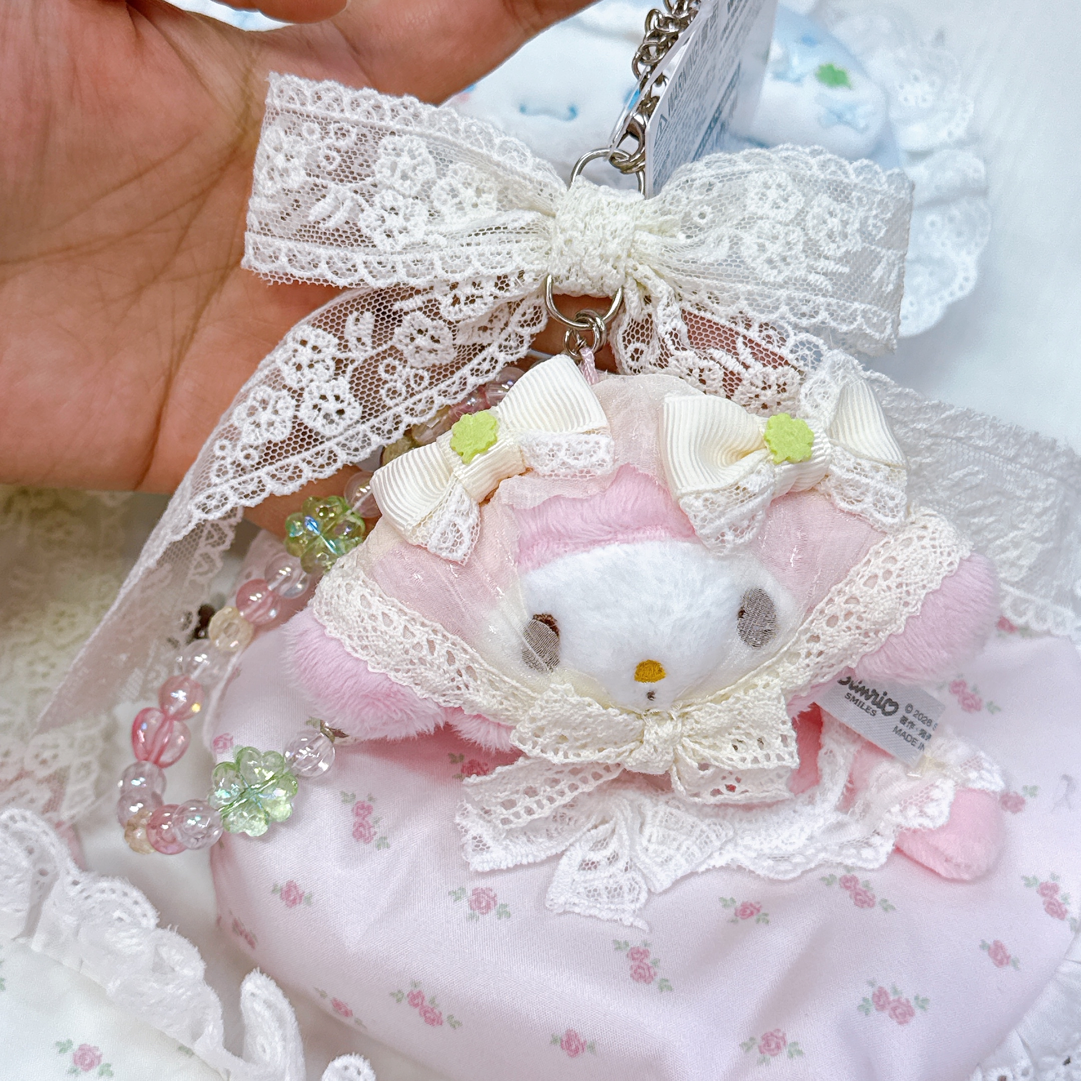 日本直送Sanrio四葉草系列 Kitty Melodyy玉桂狗 Kuromi