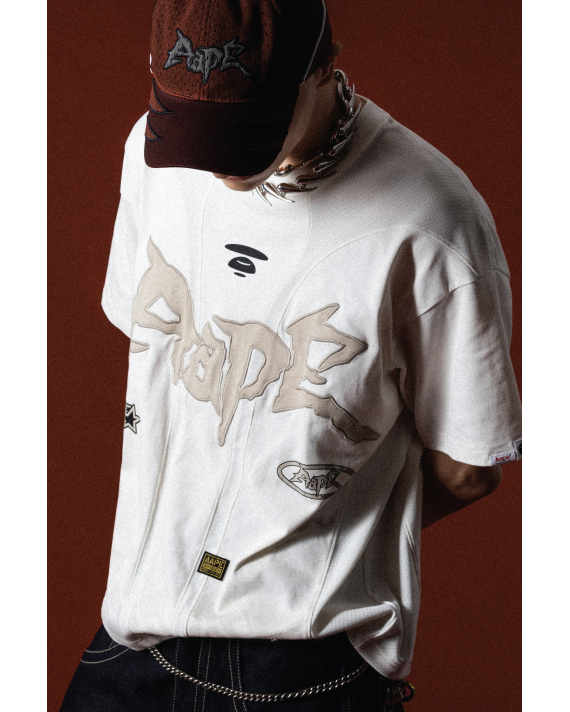 AAPE Relaxed fit AAPENOW moonface tee (1866) 寬鬆版