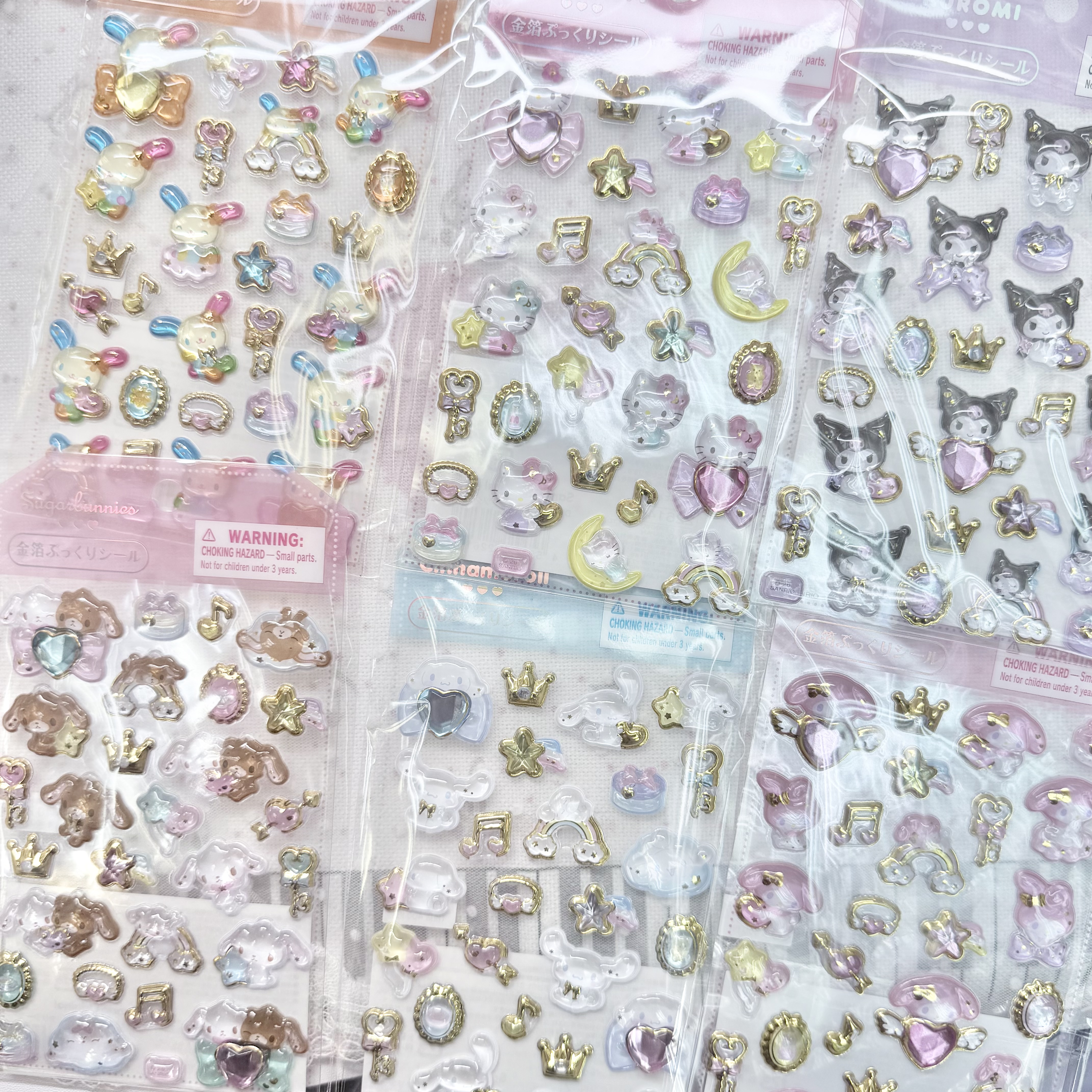 Sanrio 滴膠bonbon貼紙