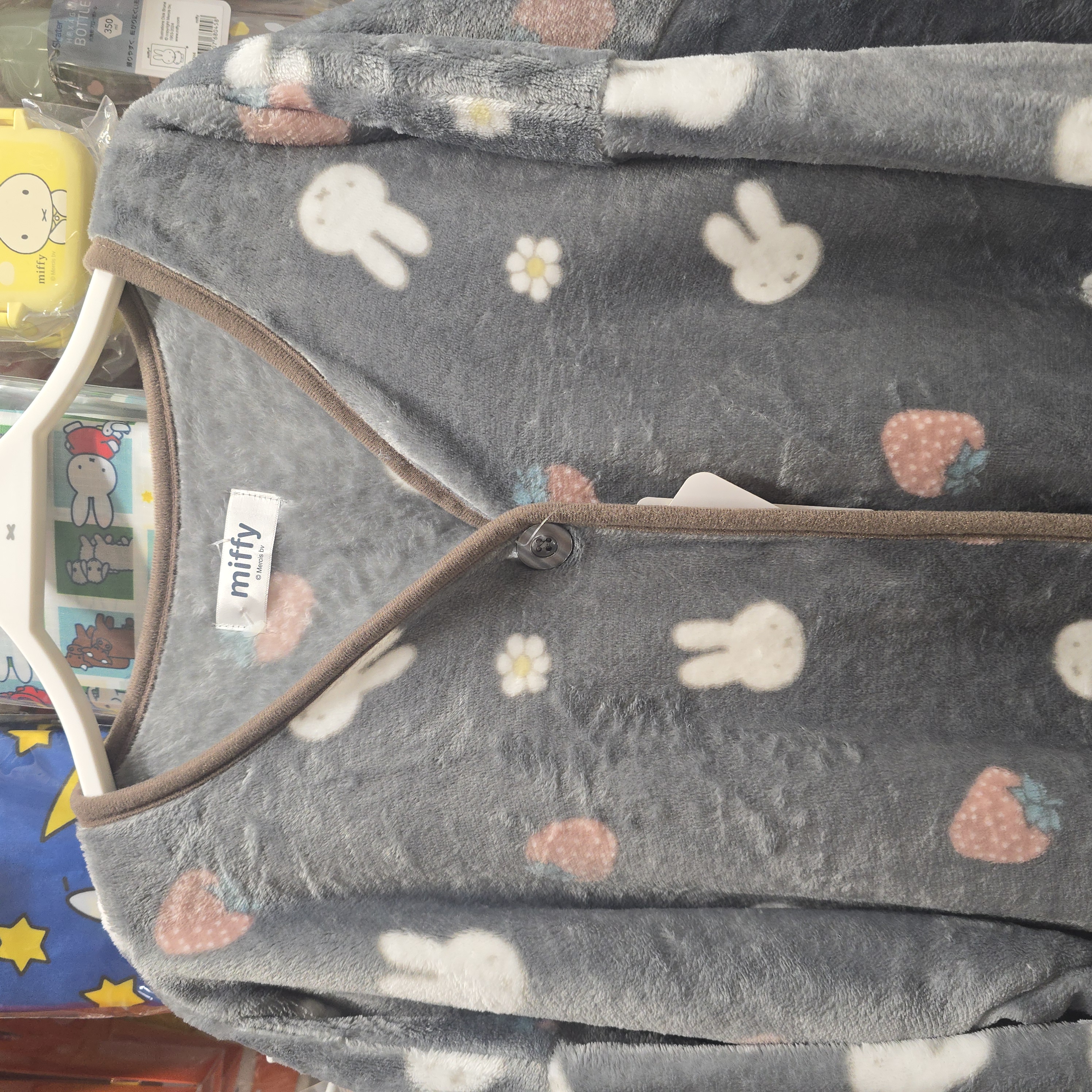 miffy 珊瑚絨 摺疊式 睡袍 / 咕臣 480112