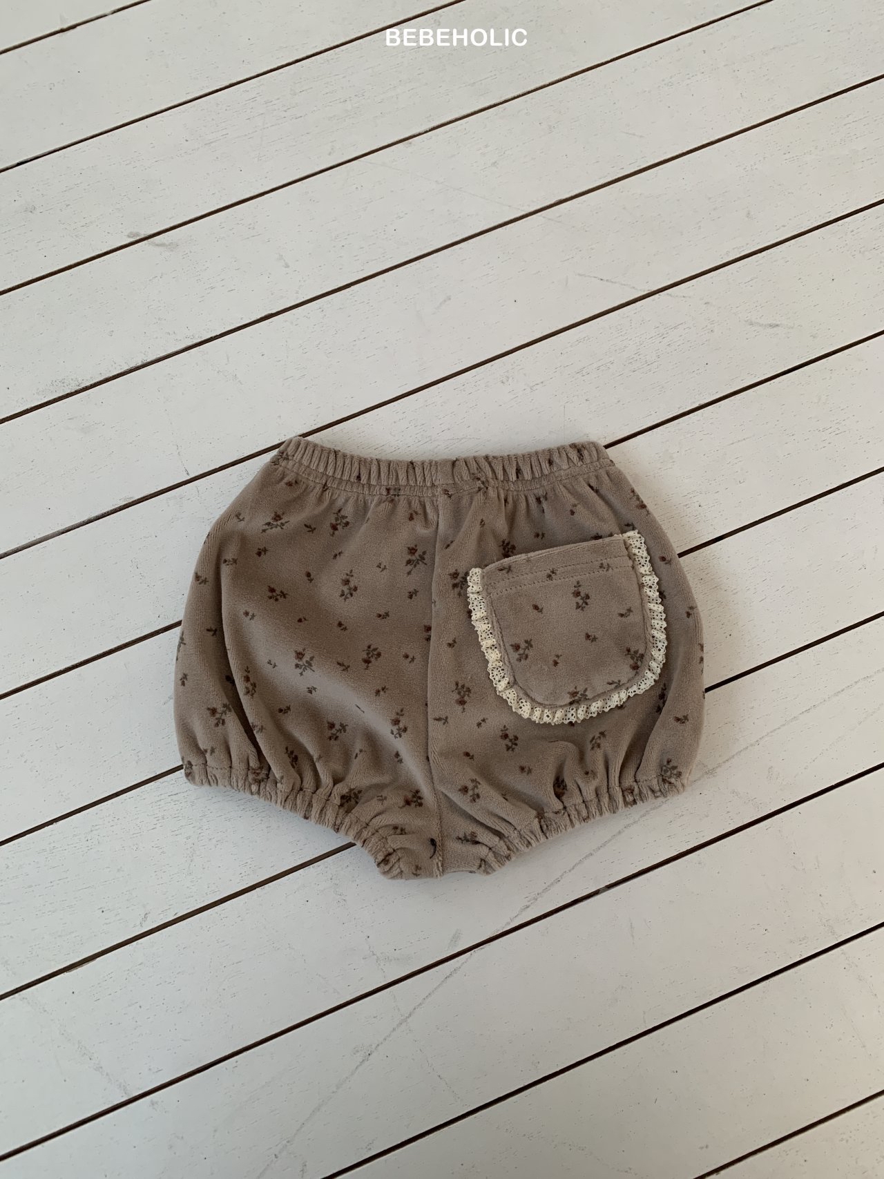 🌸預訂 韓國直送🌸🇰🇷BEBEHOLIC三色蕾絲口袋碎花燈籠褲