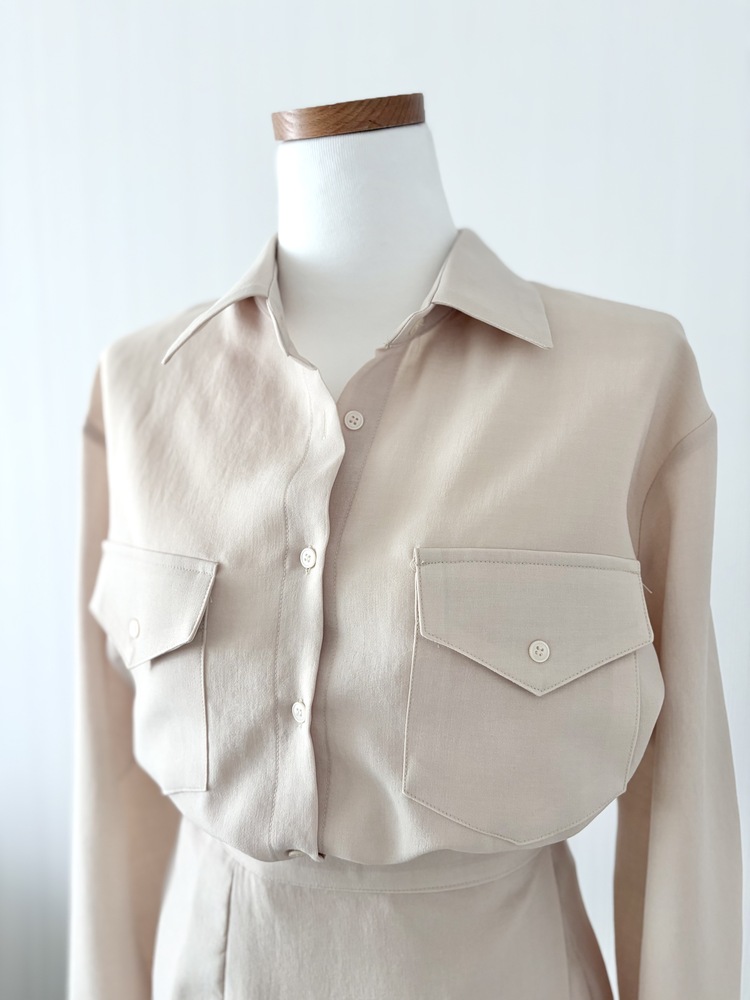 The Colette Wrap Set (Light Beige)