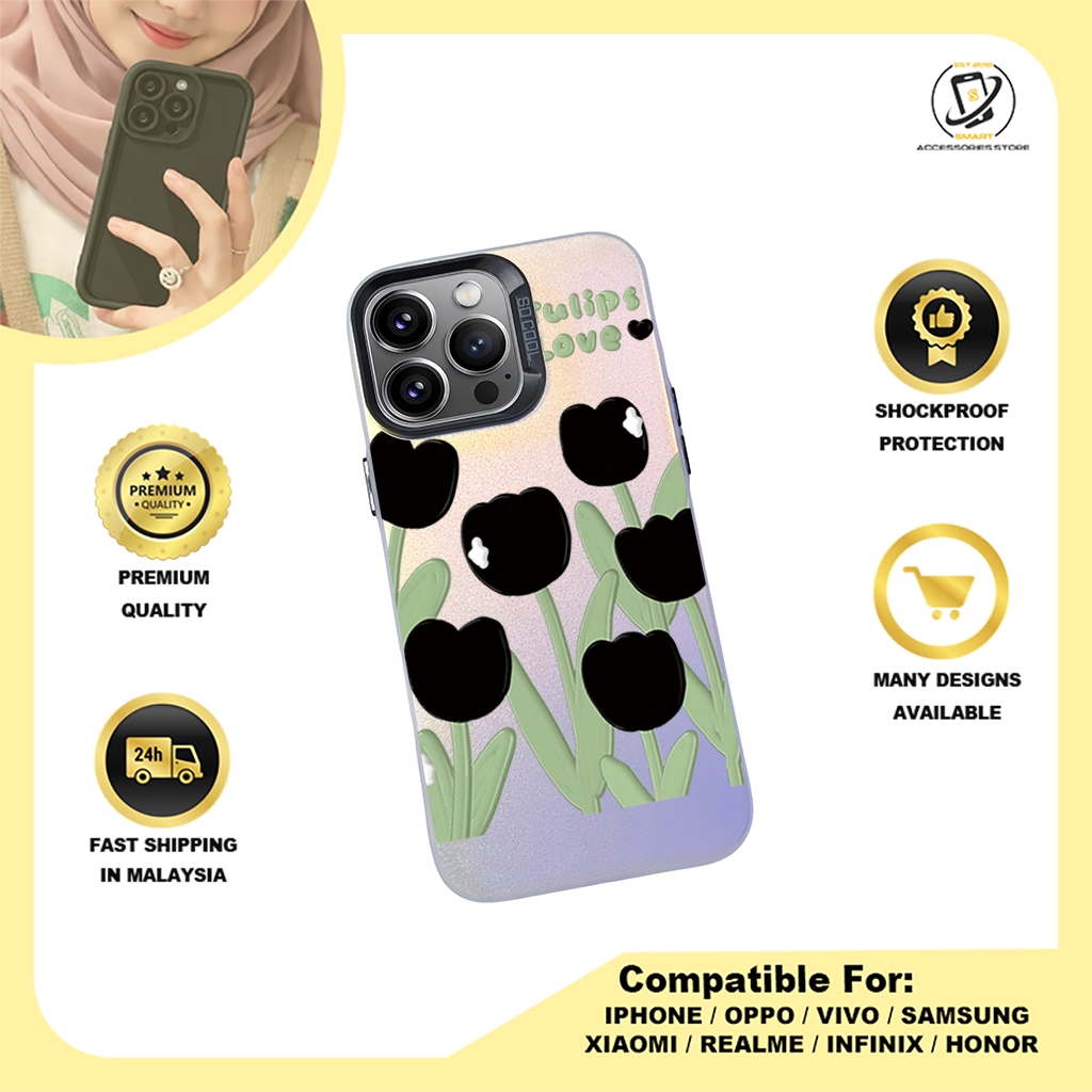 IMD CASE PHONE FOR OPPO - DESIGN FLOWER W