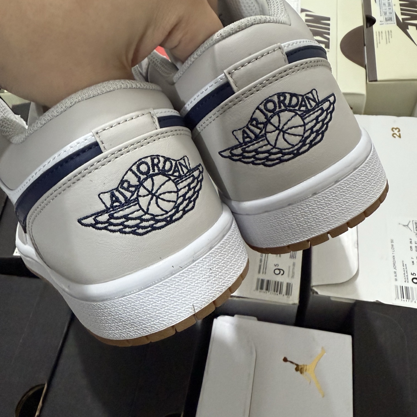 Nike Air Jordan 1 Low 'Cement Fire Red' 553558-060