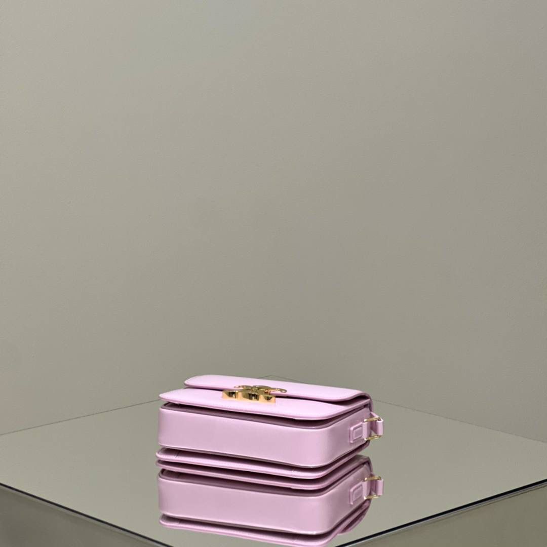 🔥大货实拍图 𝗖𝗘𝗟𝗜𝗡𝗘 ♥ 𝗧𝗘𝗘𝗡 𝗧𝗥𝗜𝗢𝗠𝗣𝗛𝗘 型号：188423 中号尺寸：22.5*16*7cm 小号尺寸：18.5*14*6cm