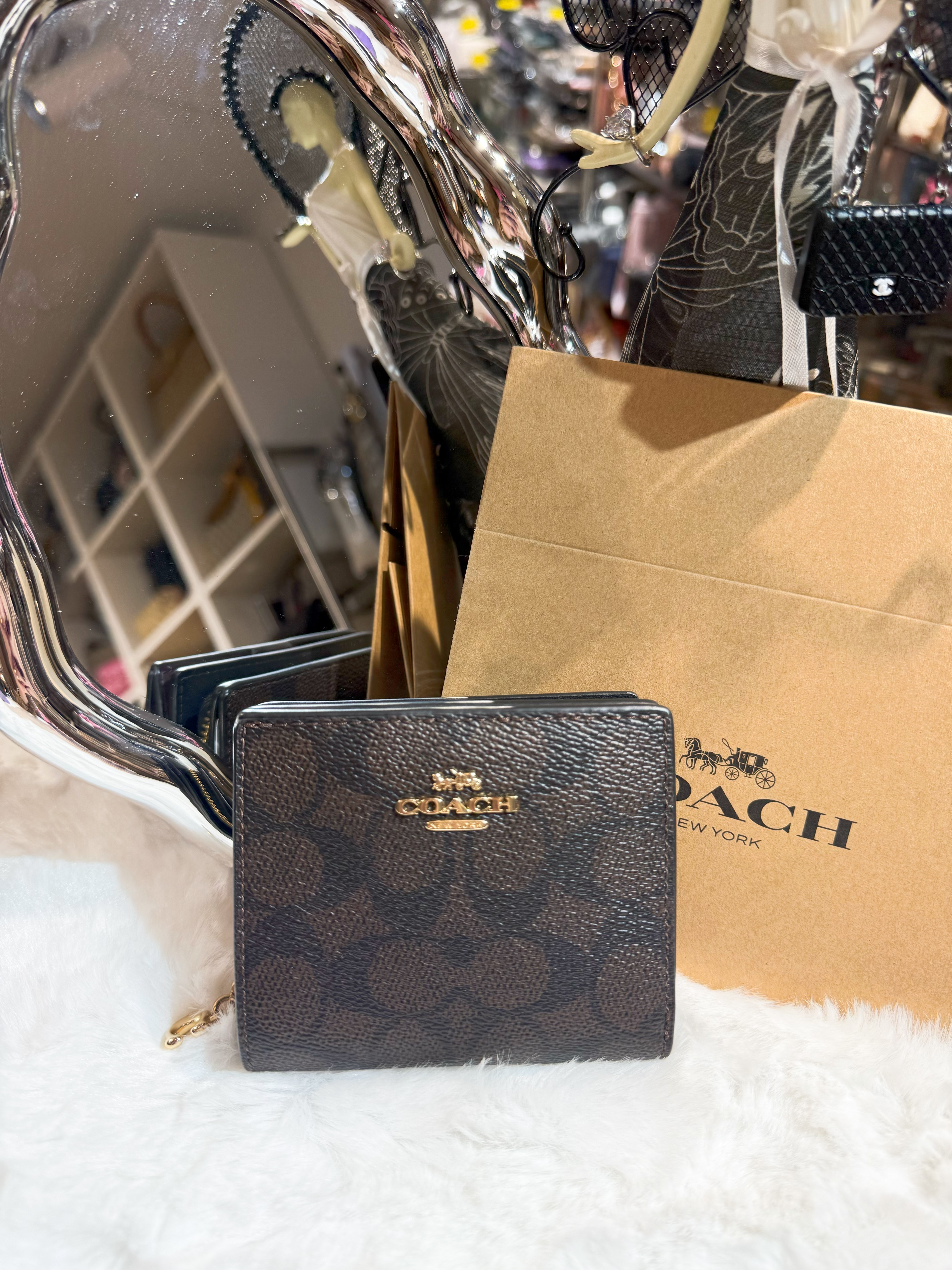 Coach Snap wallet Dark/m