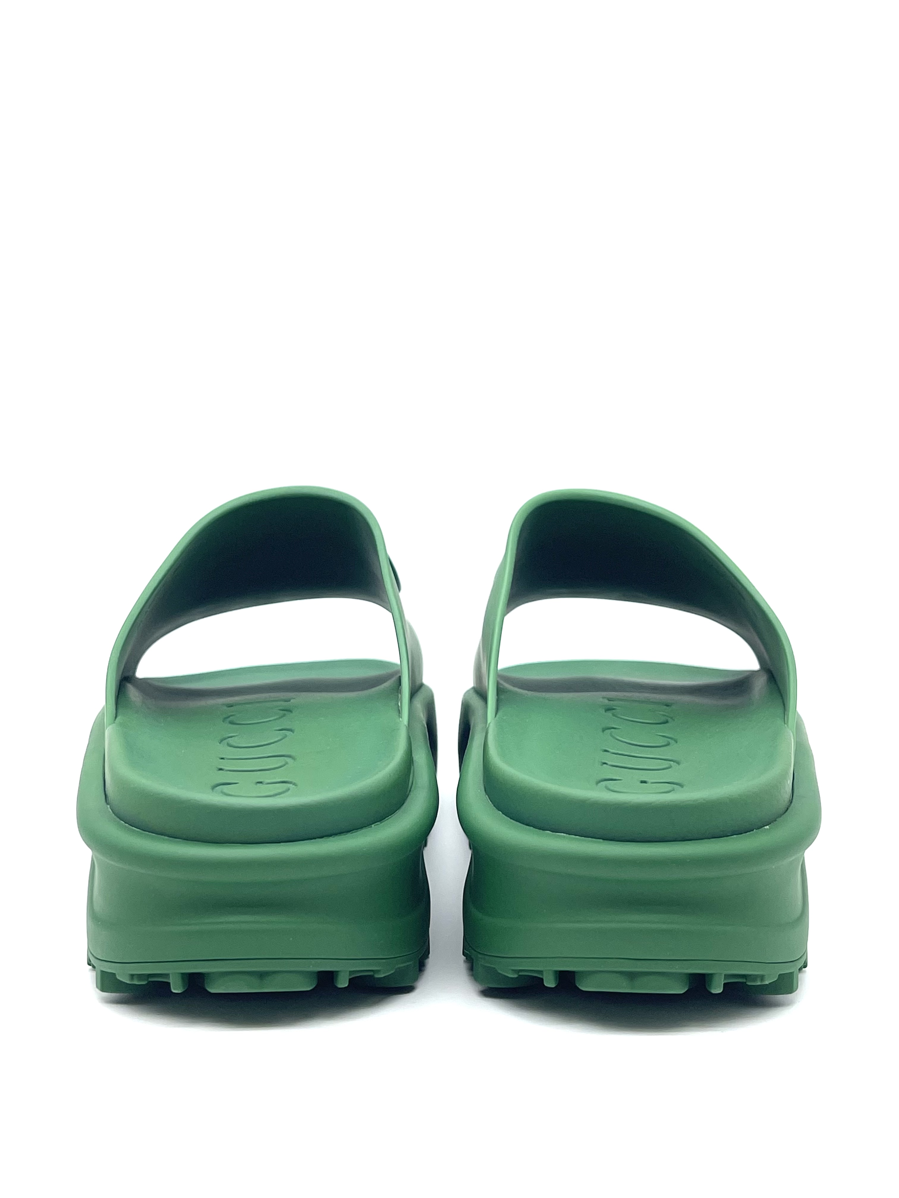 Pre-owned Gucci Miami Rubber Pool Slides / Product Code: 26032703