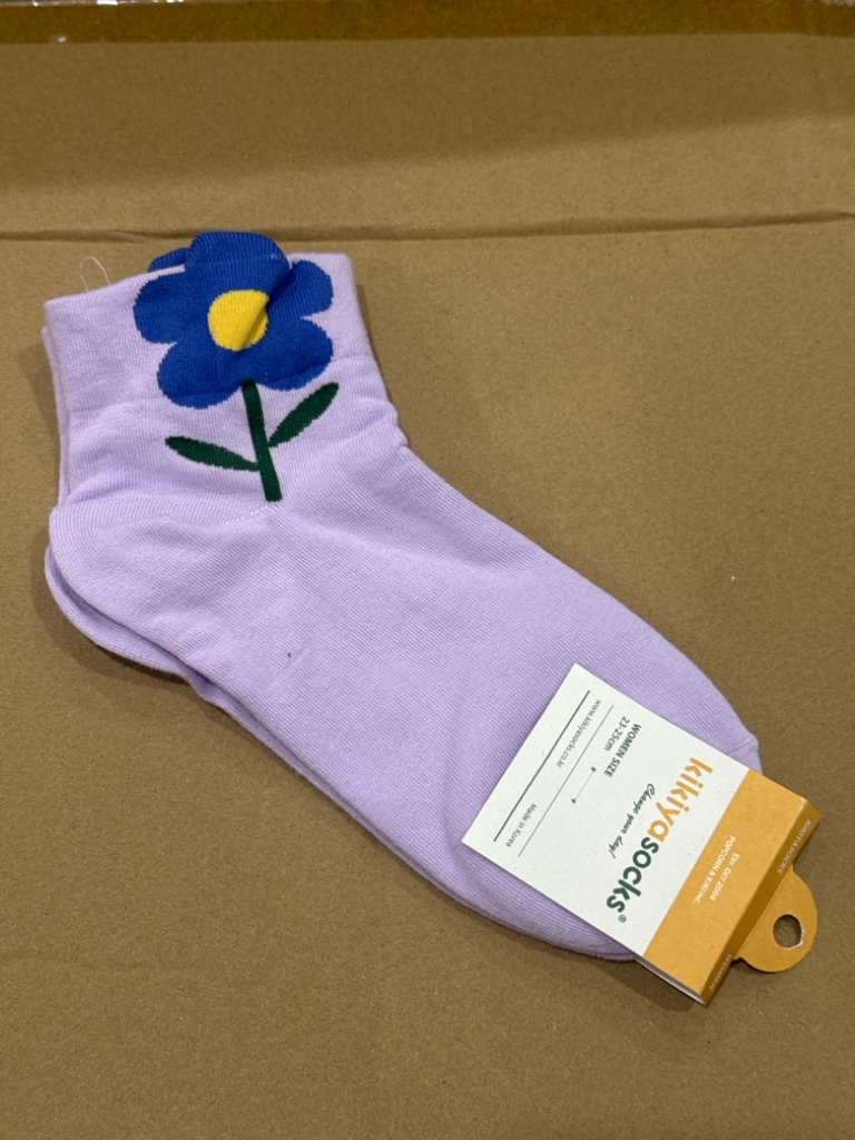Kikiya Mid Socks Flora Steps