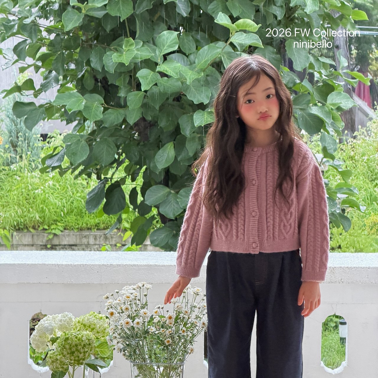 Ninibello | Mauve Knit Cardigan 