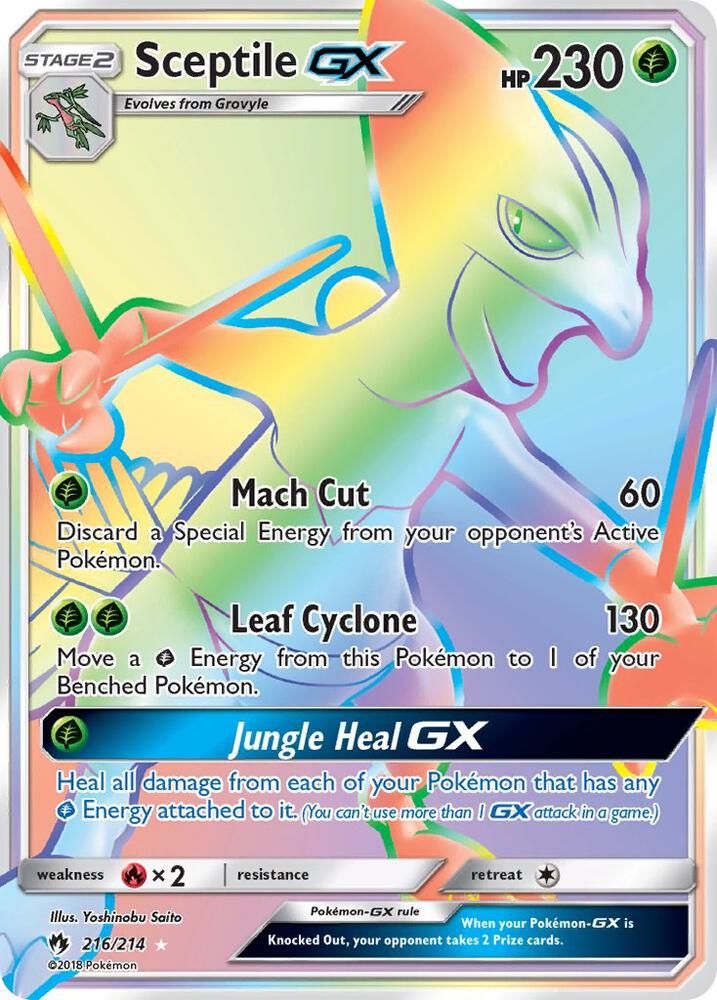 Sceptile GX (Secret) - SM - Lost Thunder (SM8)