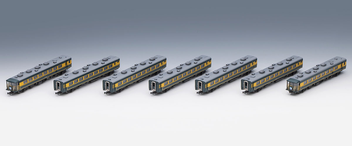 JR 14-700系列客車沙龍車14系Salon car Naniwa set N比例