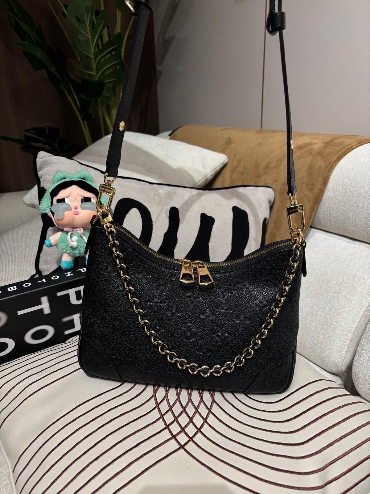 LV Boulogne PM M12930 黑色牛皮100%Authentic, 95%New ✅NFC ✅Strap✅Dust bag