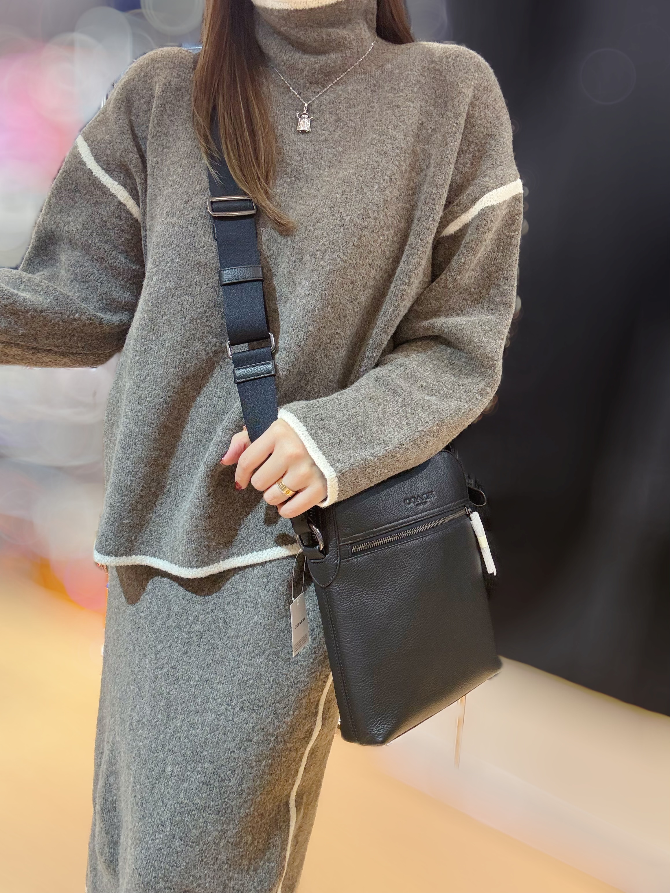 Coach flight bag blk