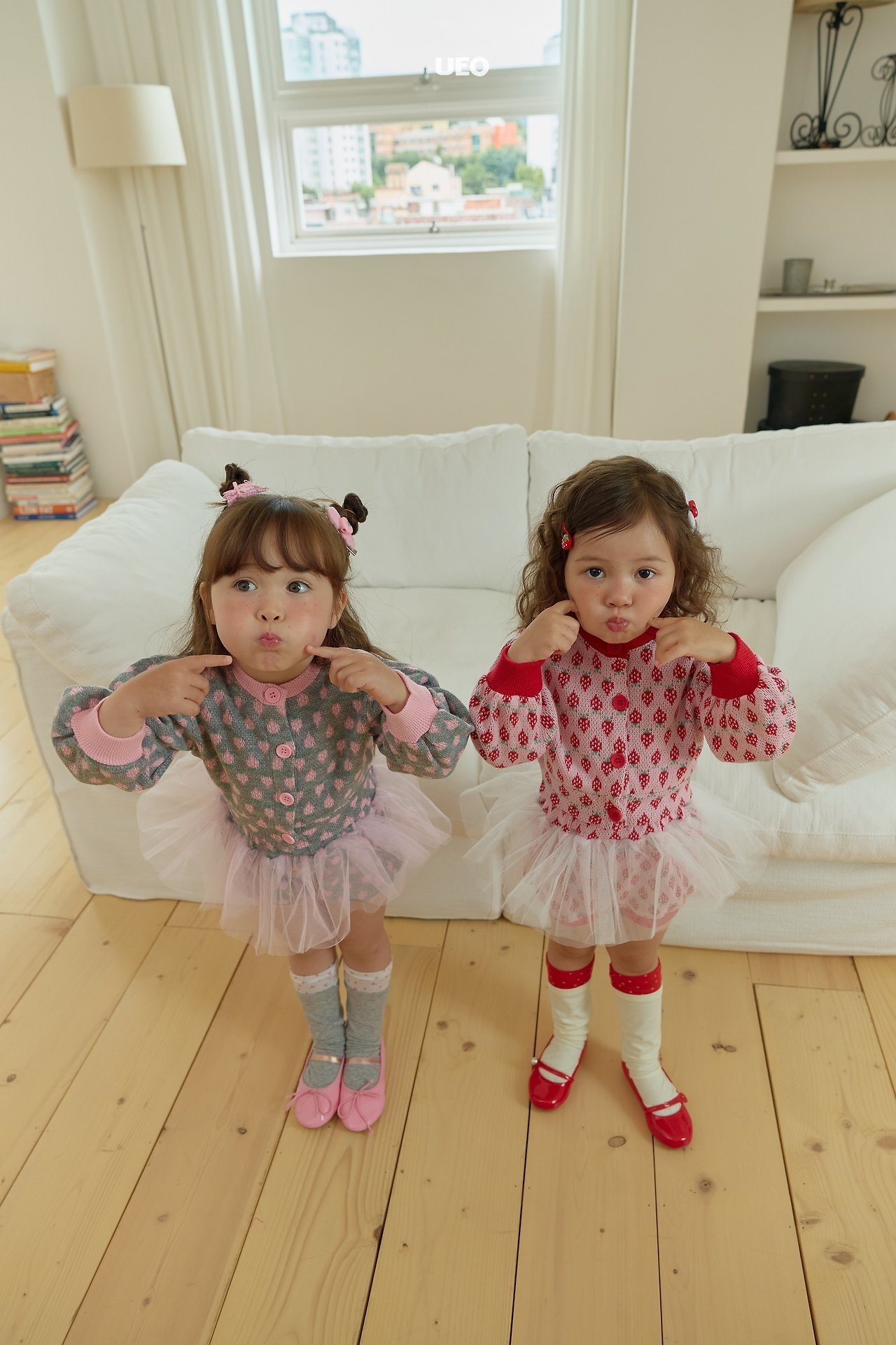 Girls | Mini Berry Cardigan