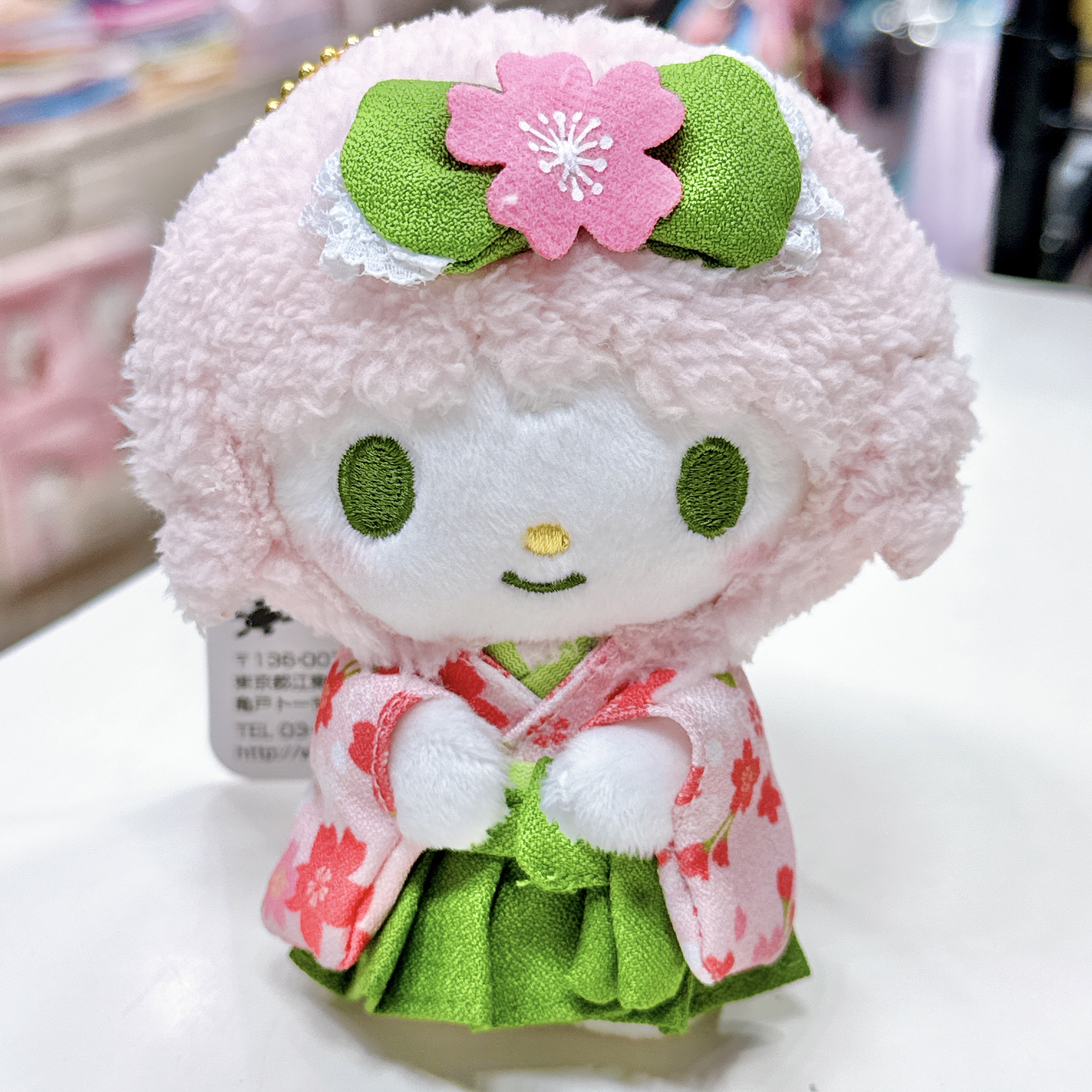 日本版Sanrio-抹茶着物 公仔掛飾/環保袋