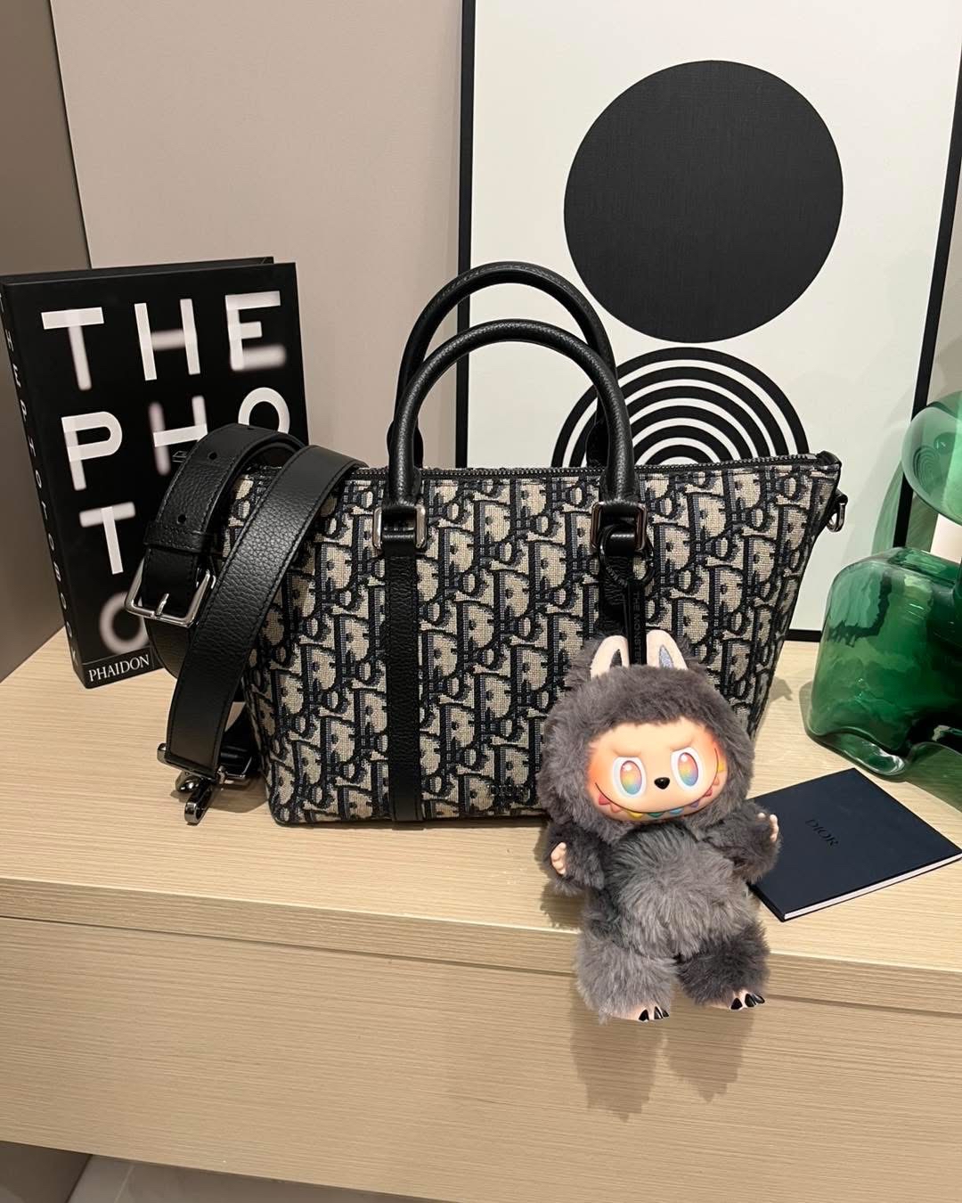 Dior Weekender 25 2 Way Bag Oblique 100%Authentic,98%new ✅ 證書✅dust bag