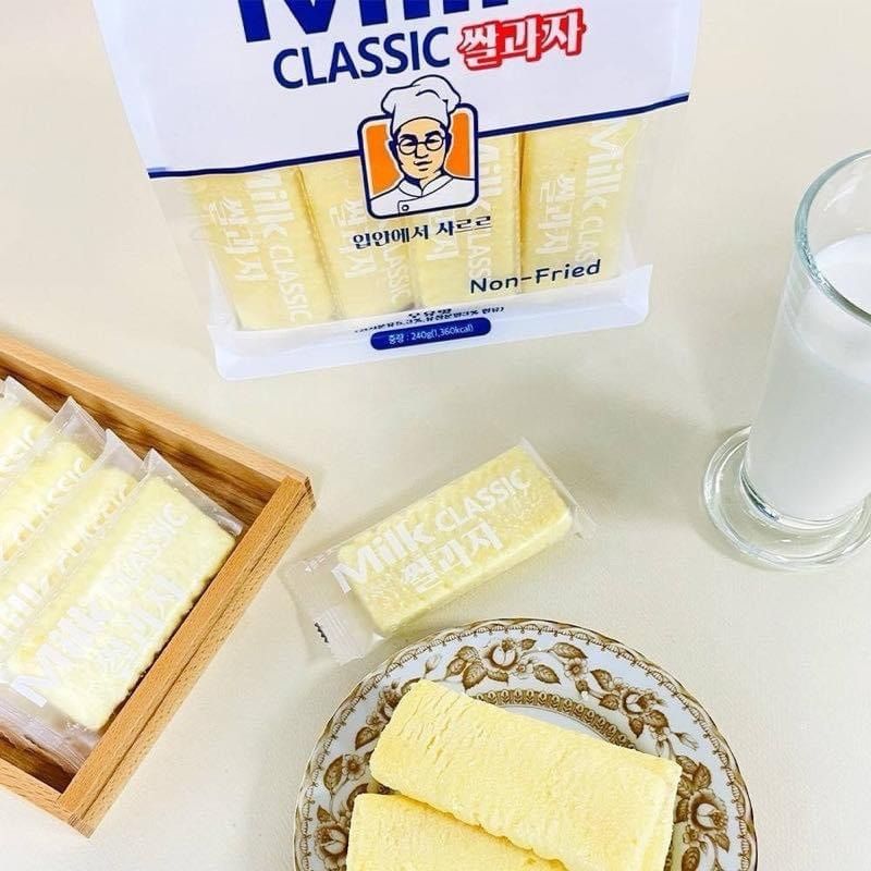 韓國 Milk Classic 牛奶米餅 - 濃郁奶香，非油炸健康零食