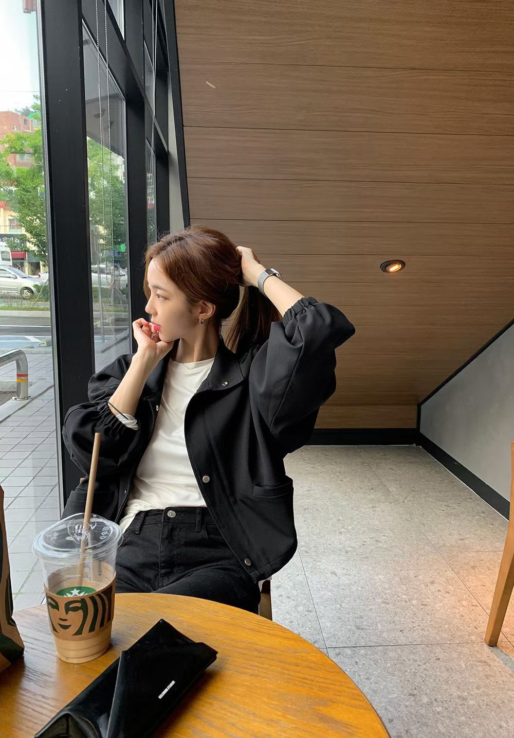 OB OE 優閒風拍鈕外套