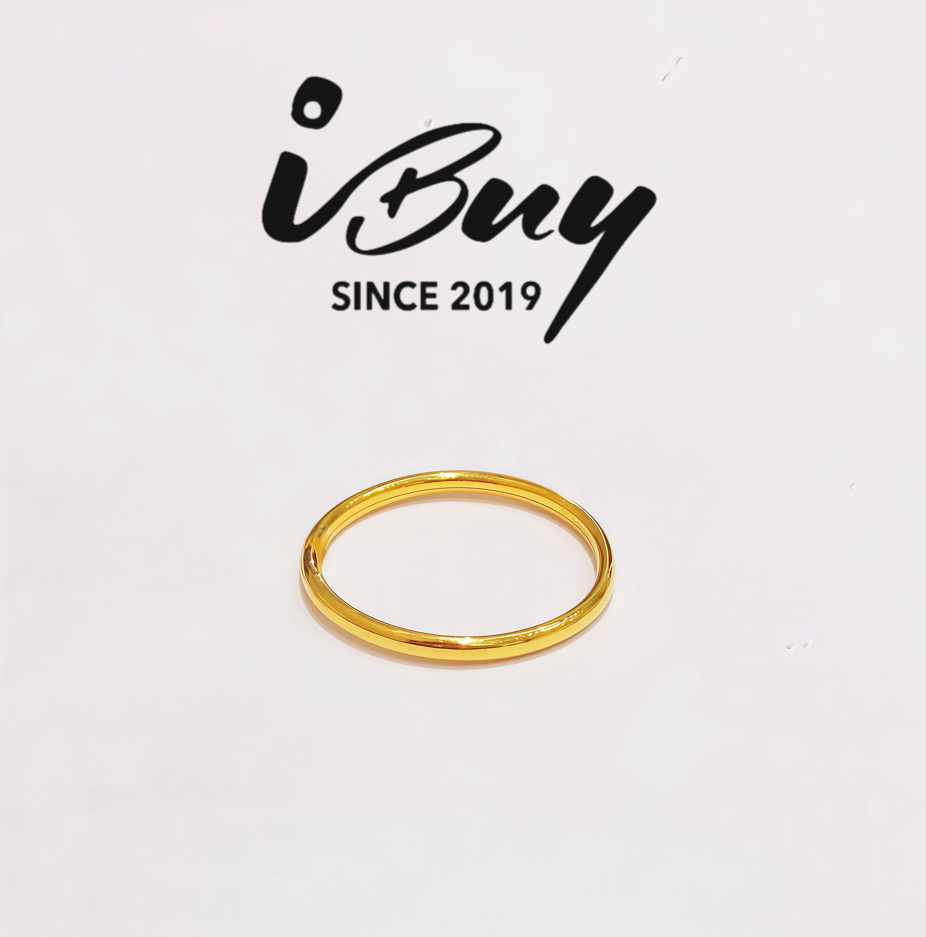 916 GOLD COMFORT PLAIN RING 999 金 简约素圈戒指
