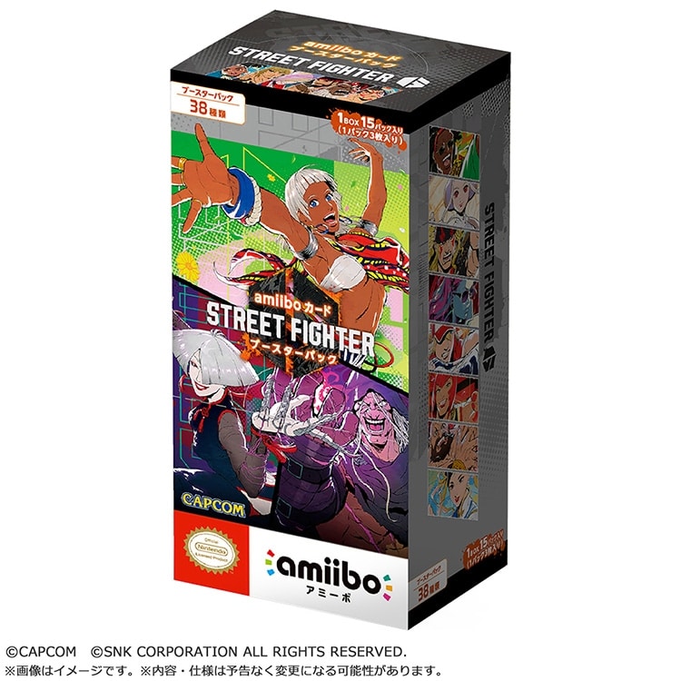 [現貨][amiibo] Street Fighter 6 amiibo卡 Booster Pack (原盒15包)
